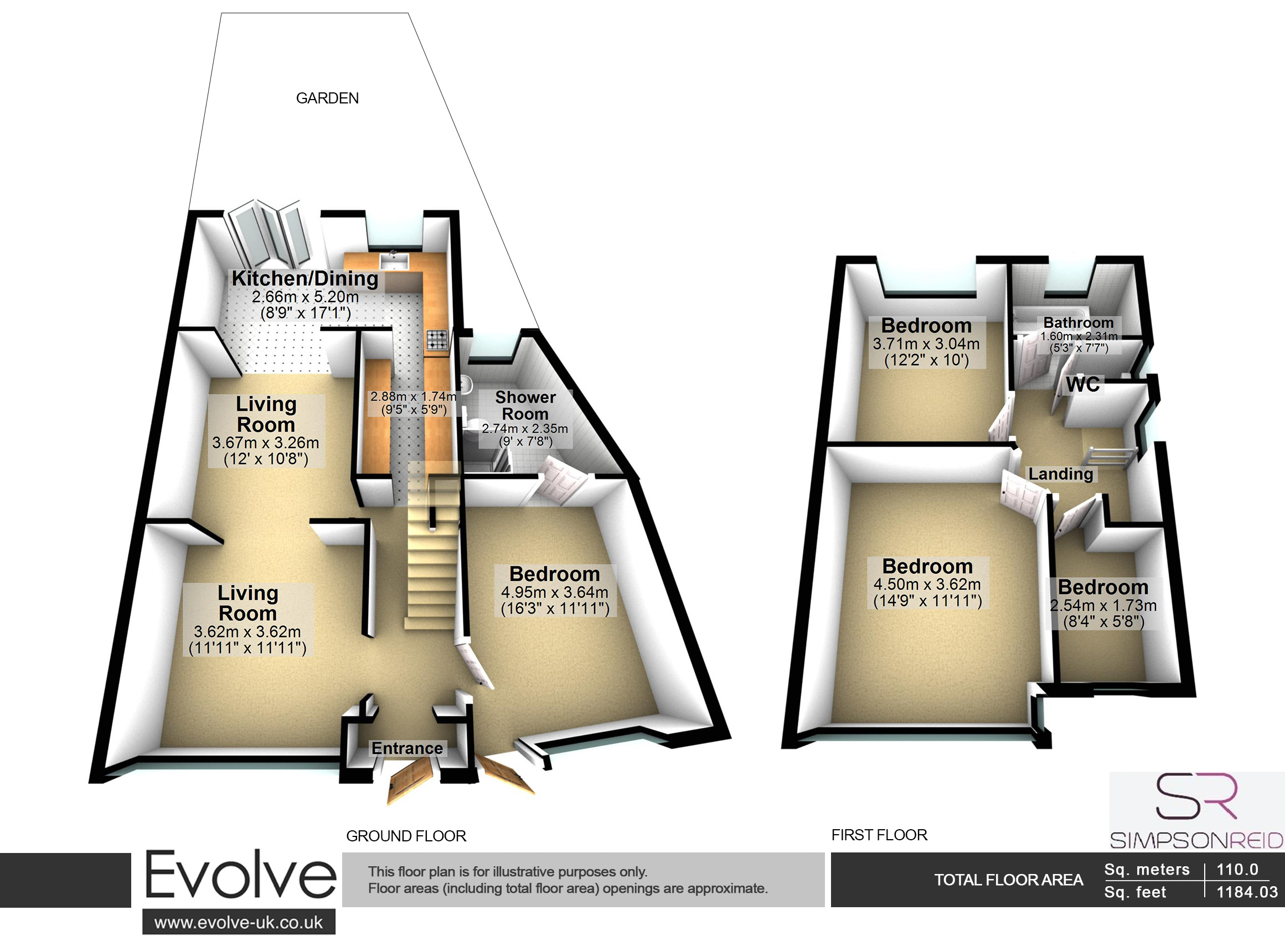Gledwood Gardens, Hayes floorplan