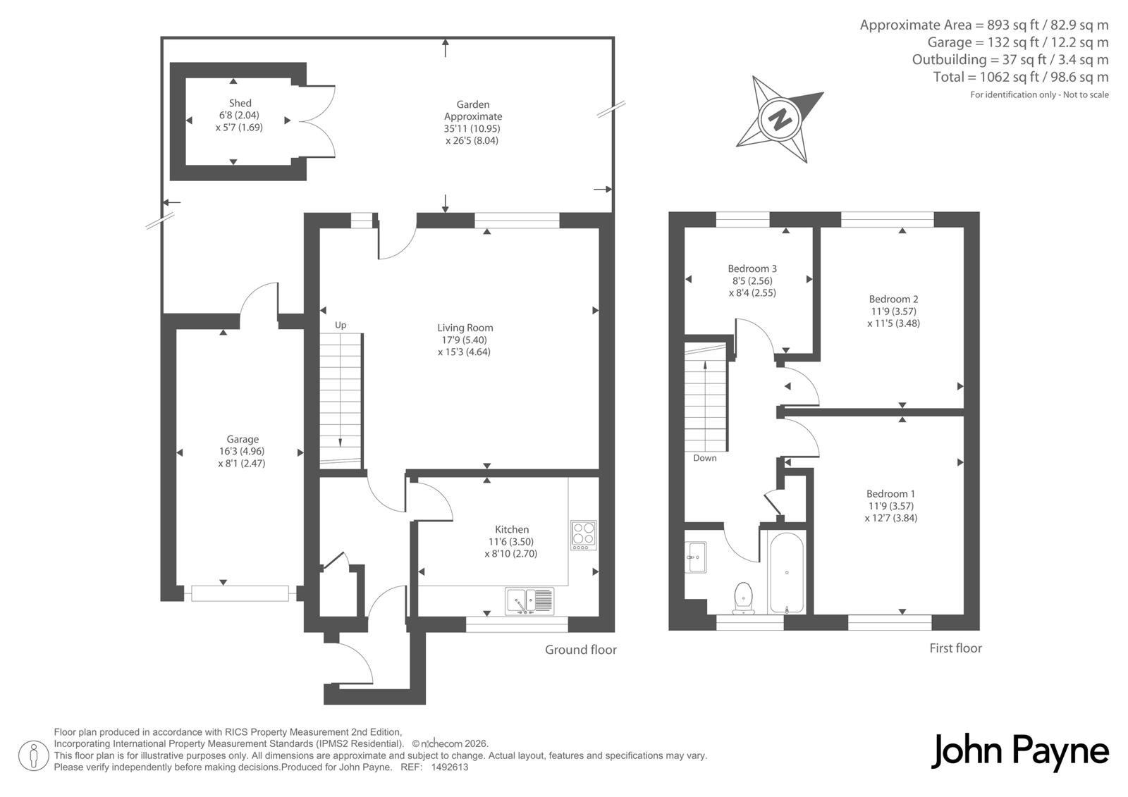 13, Campion Place, Thamesmead floorplan