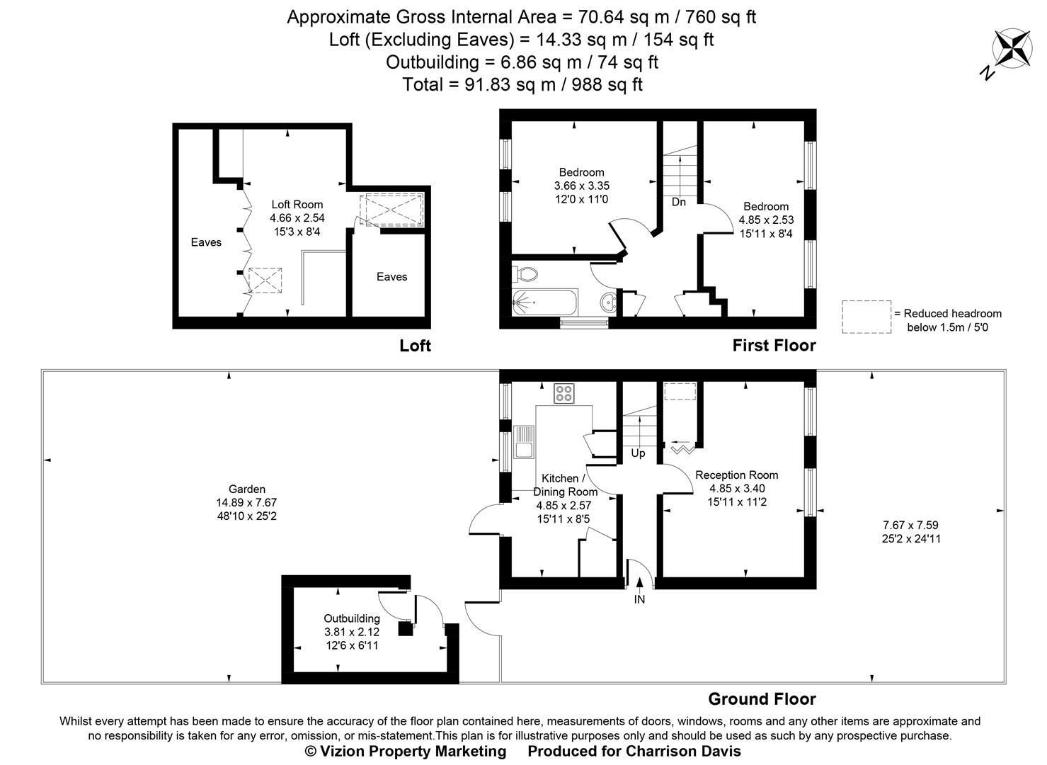 72, Stratford Road, Hayes floorplan