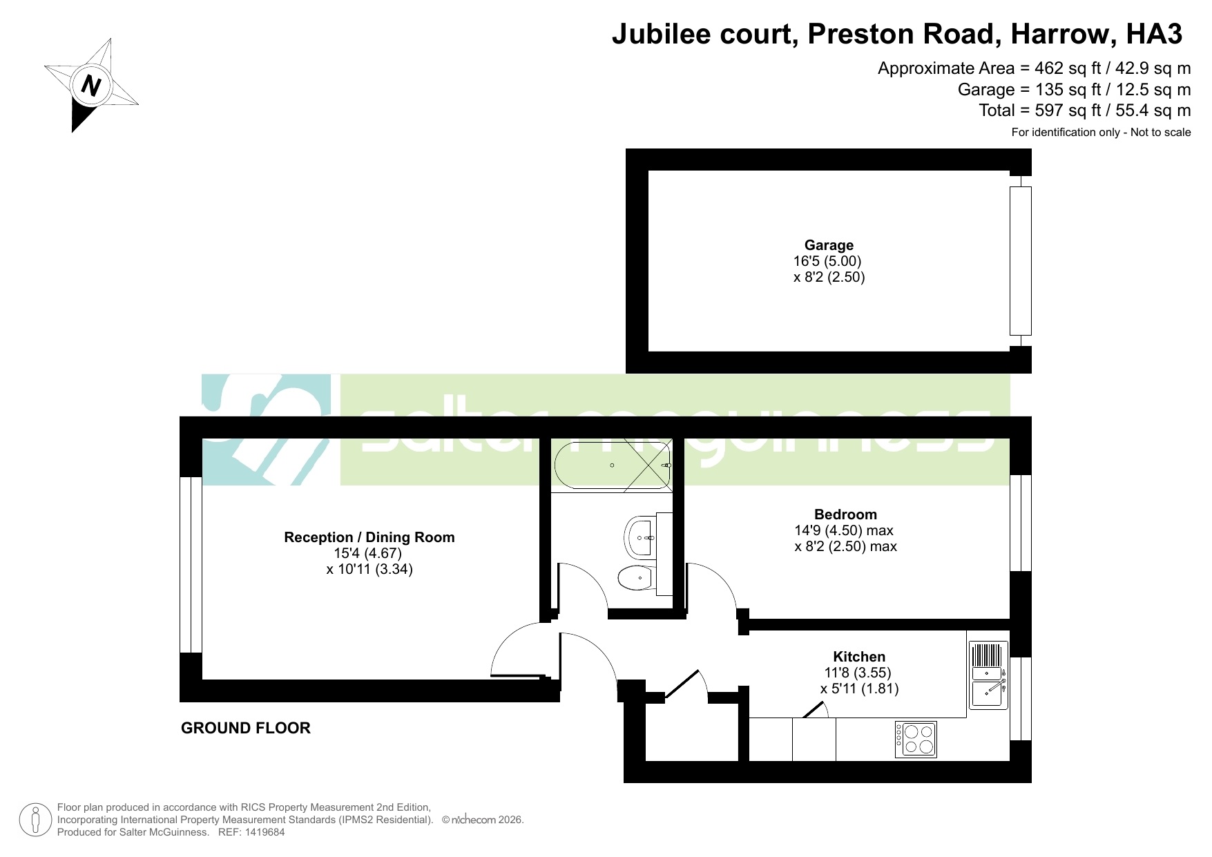 9, Jubilee Court, Harrow floorplan