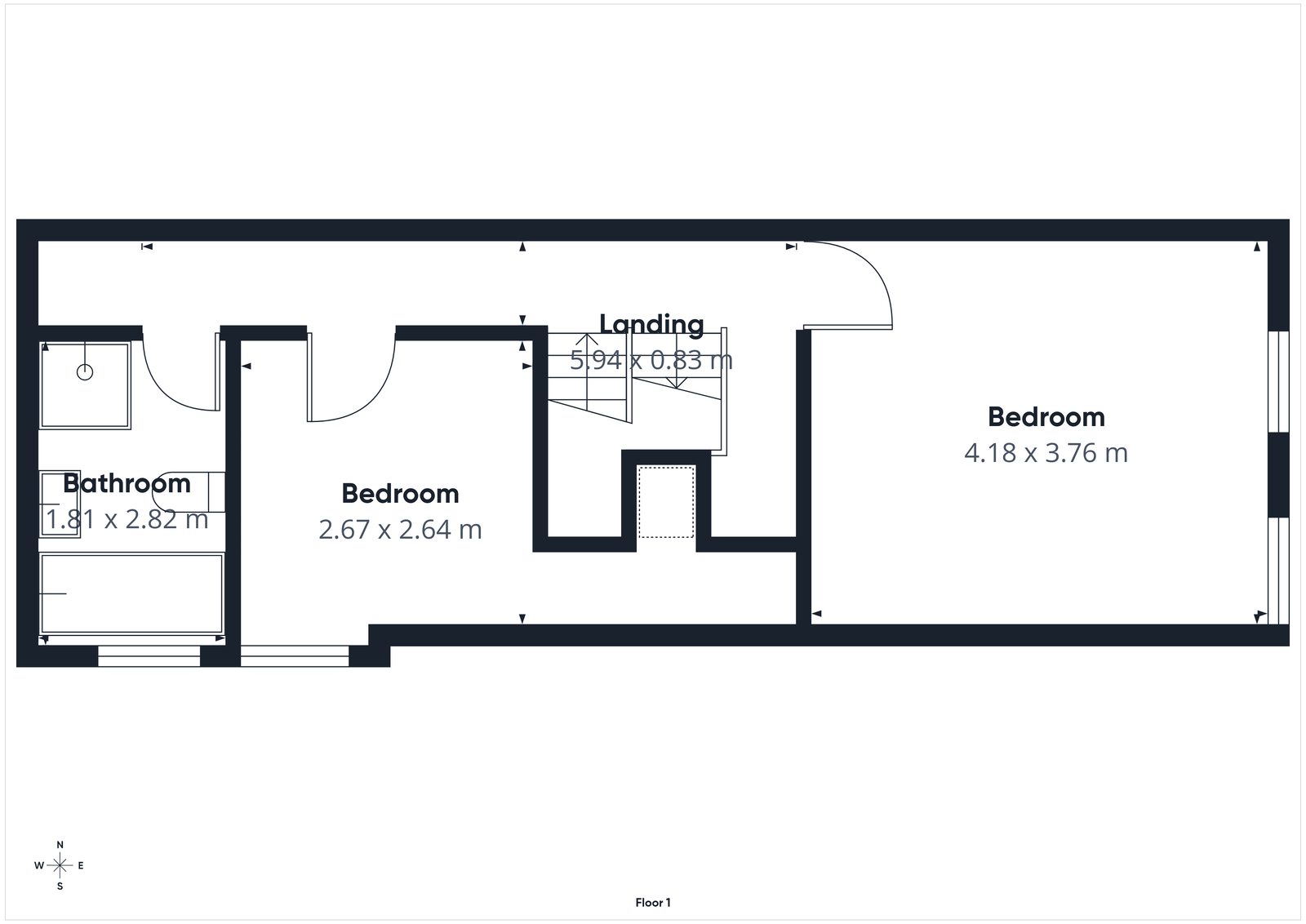 17, Woodside Street, Cinderford floorplan