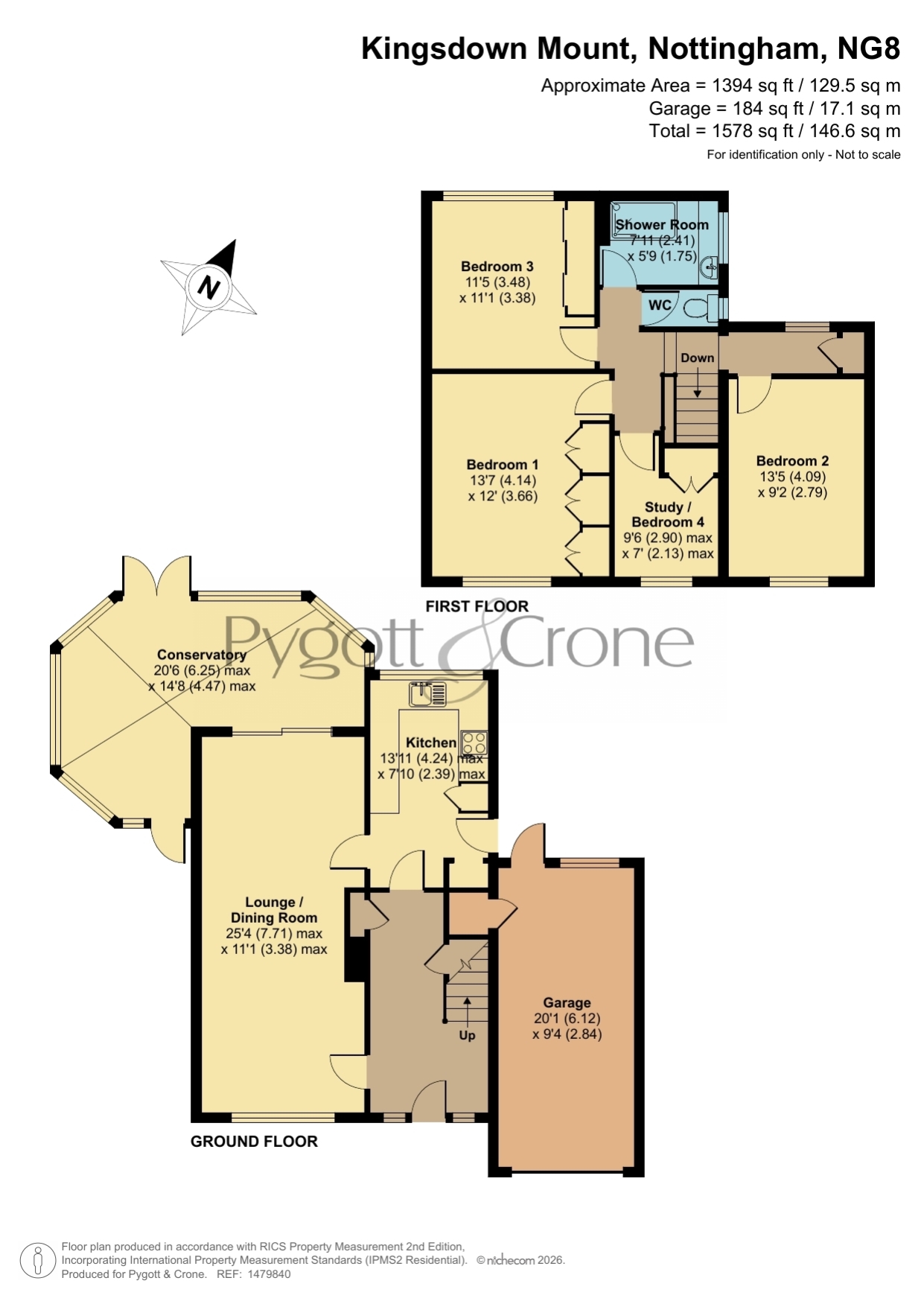 16, Kingsdown Mount, Wollaton floorplan