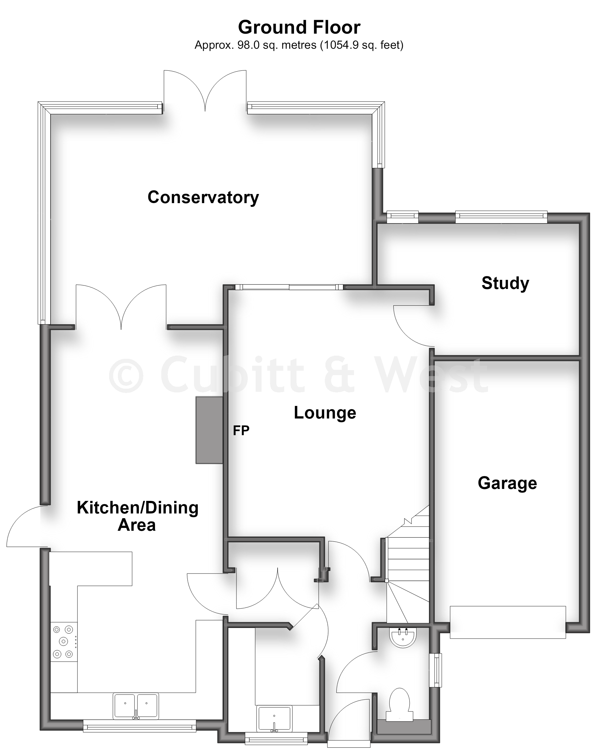 11, Nuthatch Gardens, Reigate floorplan