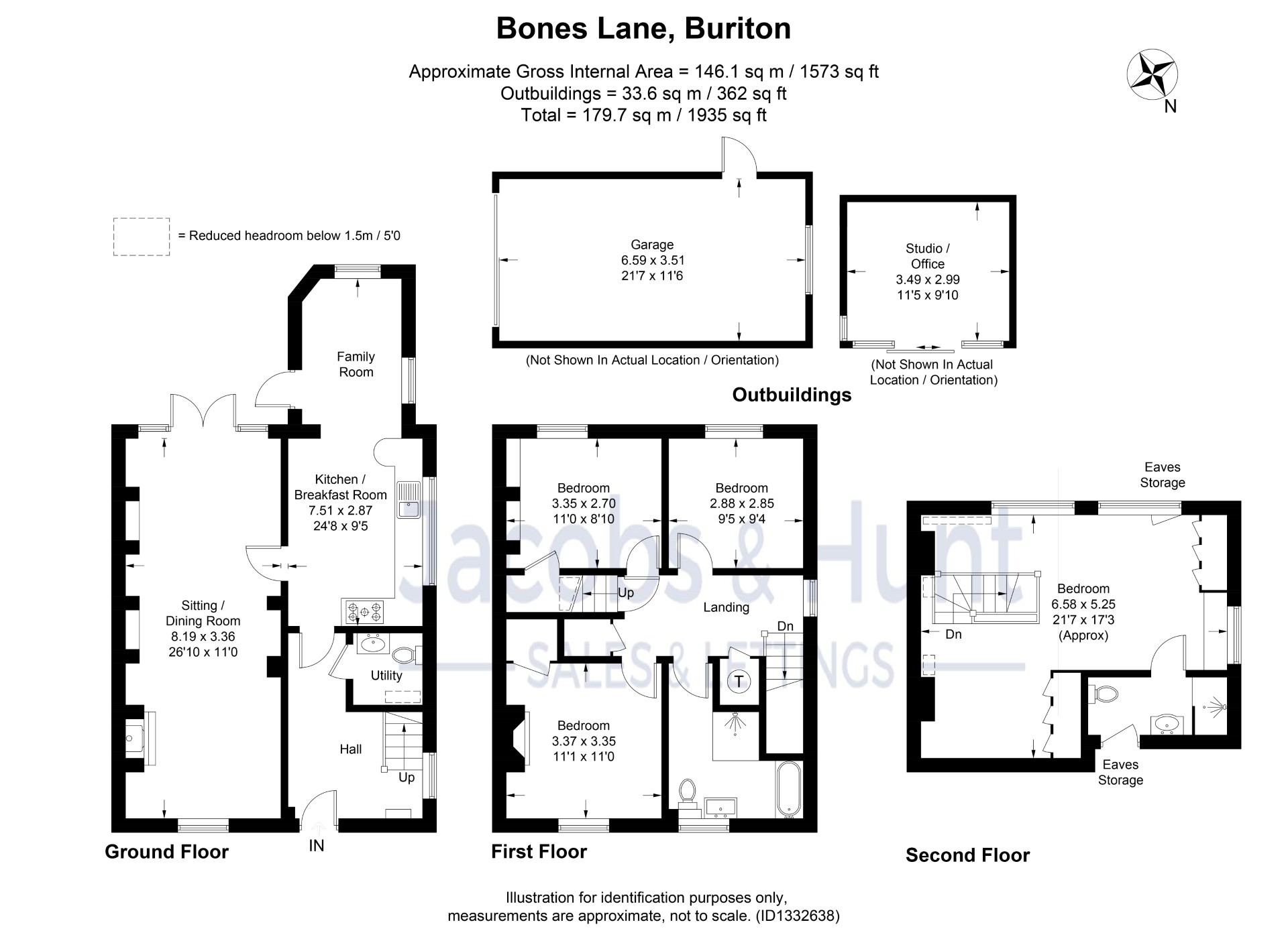 55, Bones Lane, Petersfield floorplan