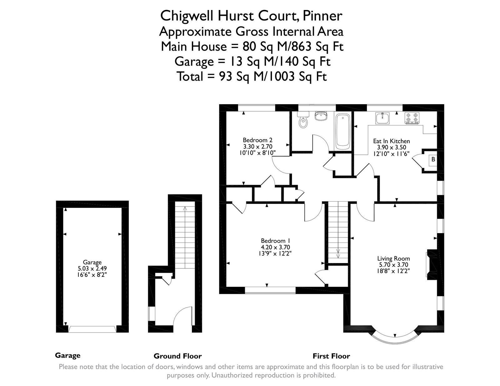 11, Chigwell Hurst Court, Pinner floorplan