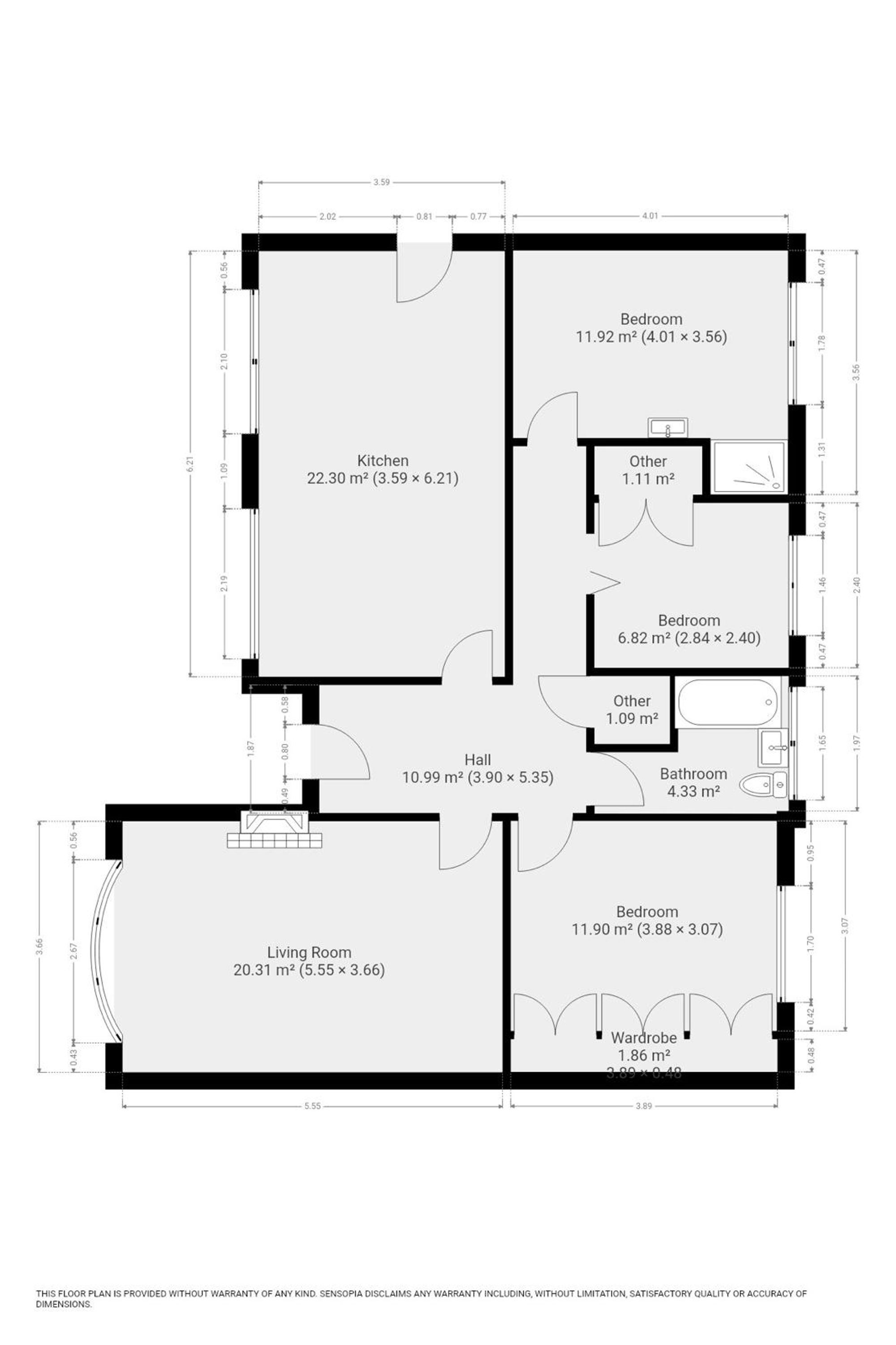 Shalimar Burnside, Durham floorplan