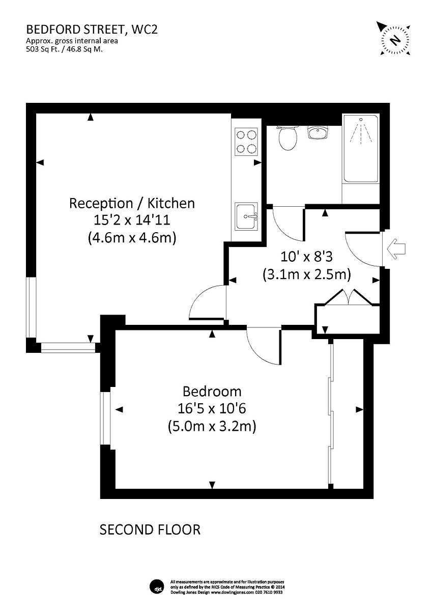 1 Bedrooms Flat to rent in Bedford Street, Covent Garden, London WC2E