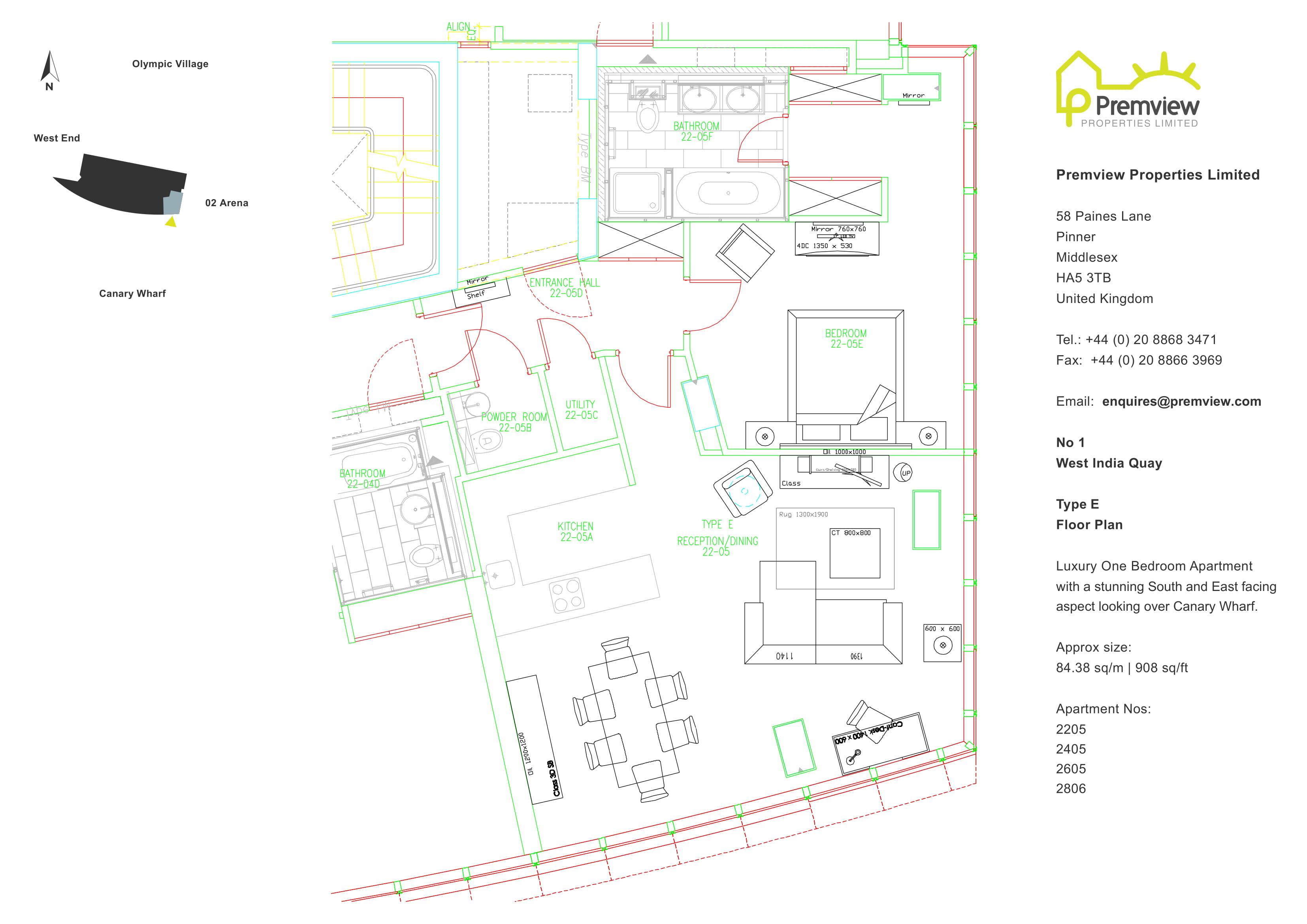 1 Bedrooms Flat to rent in West India Quay, Canary Wharf E14