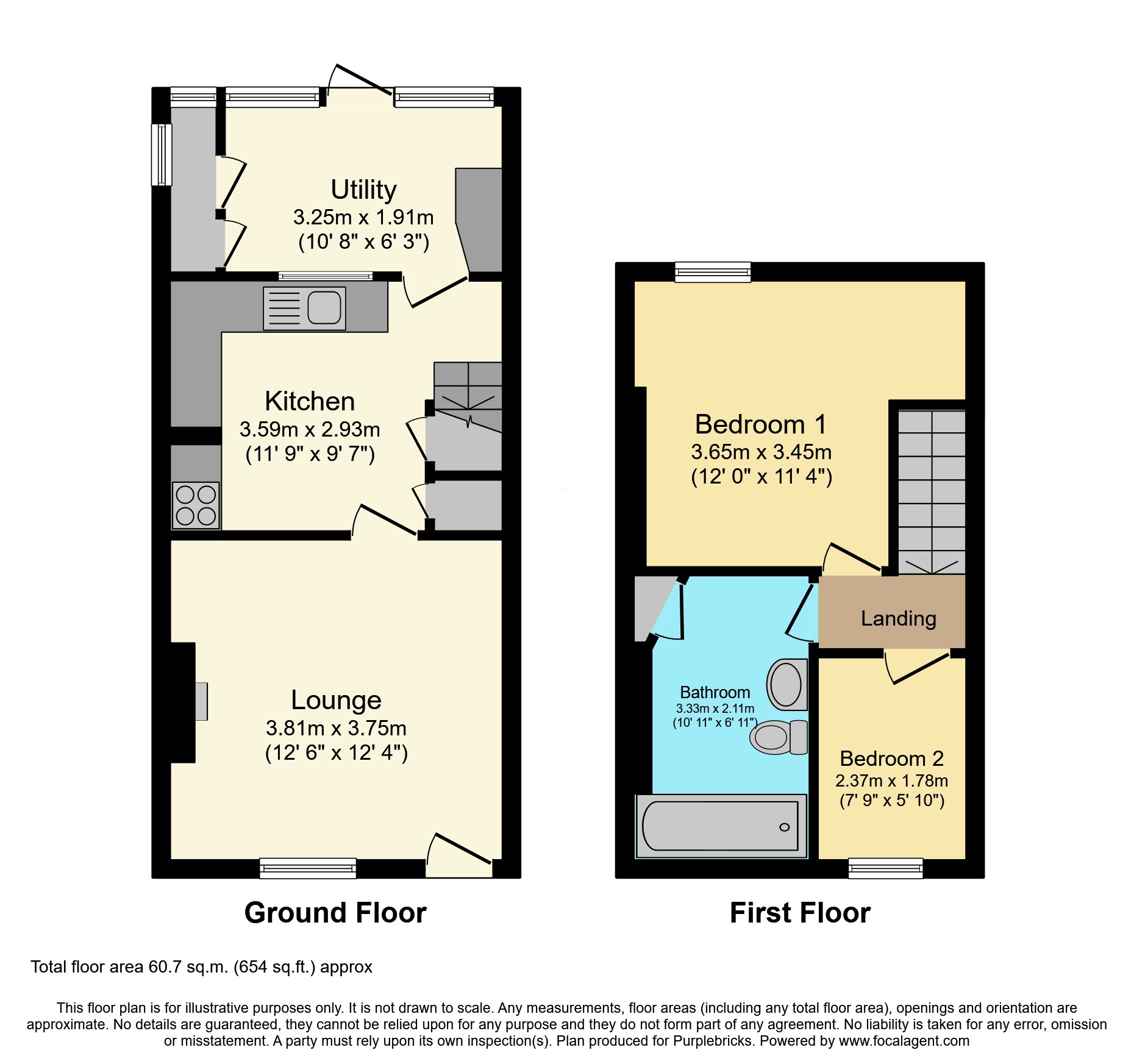 4, Queens Terrace, Callington floorplan