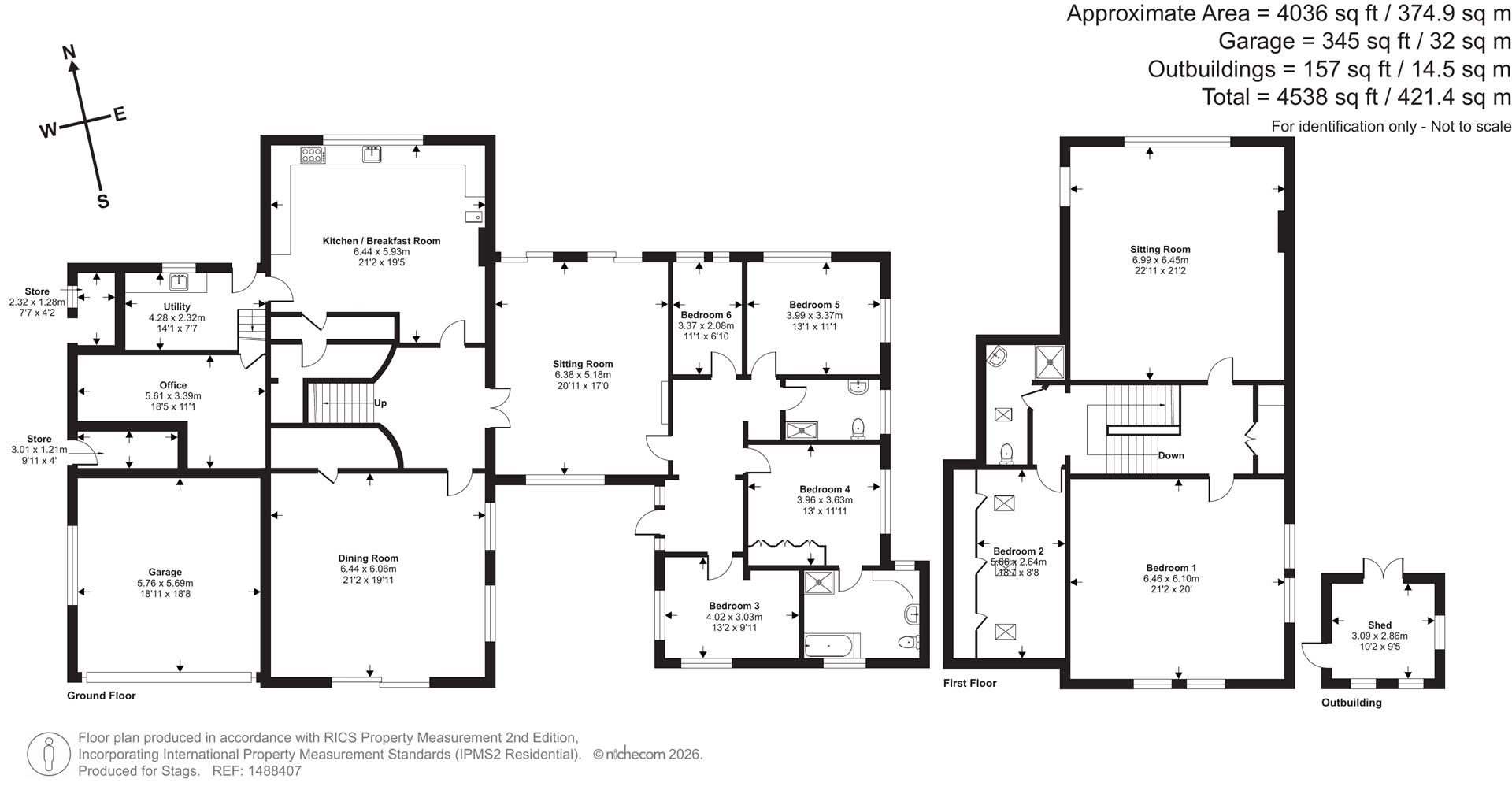Windsong, Yeoland Down, Yelverton floorplan
