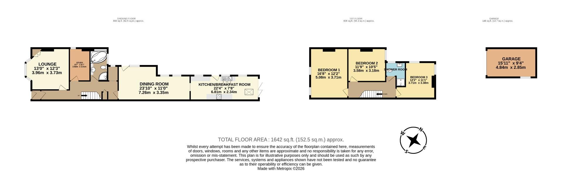 43, High Street, Sandy floorplan