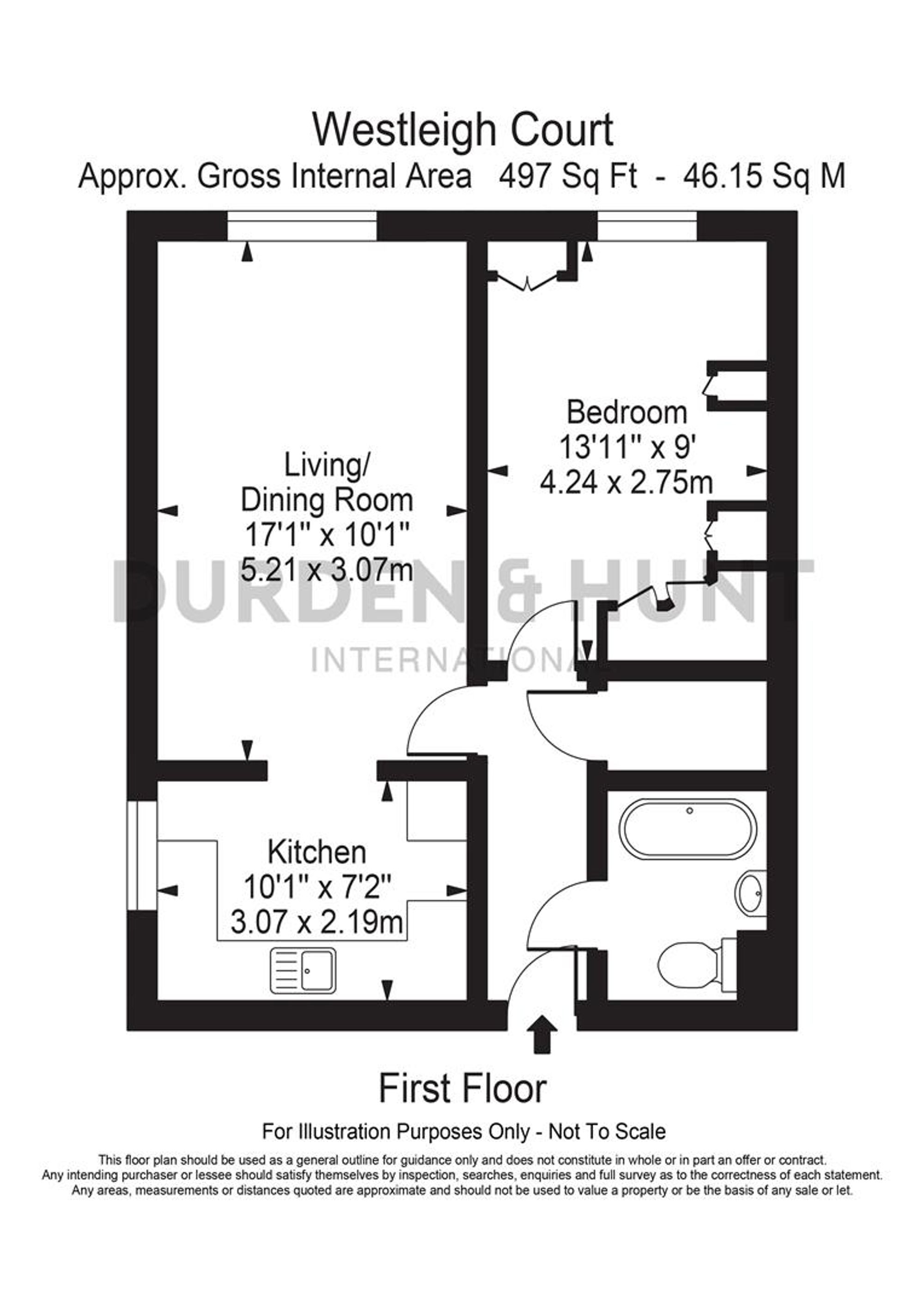 Flat 8, Westleigh Court, London floorplan