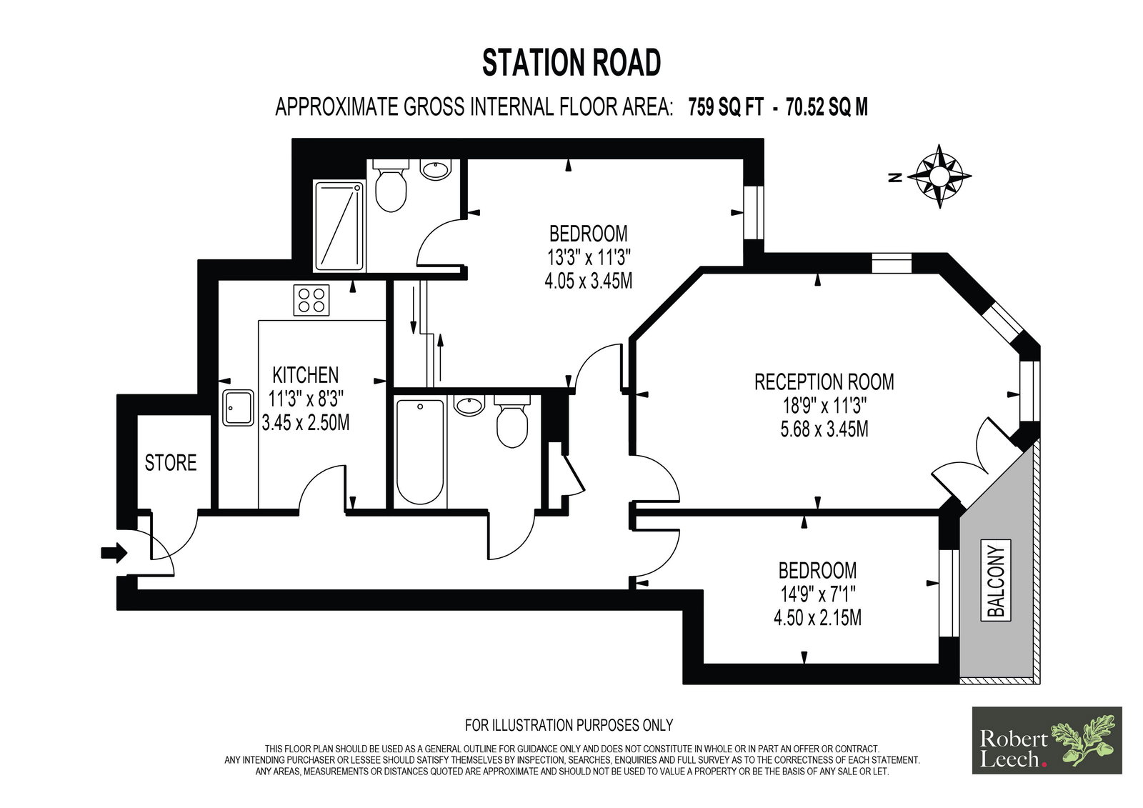 Fusion, 140,Flat 9, Station Road, Redhill floorplan