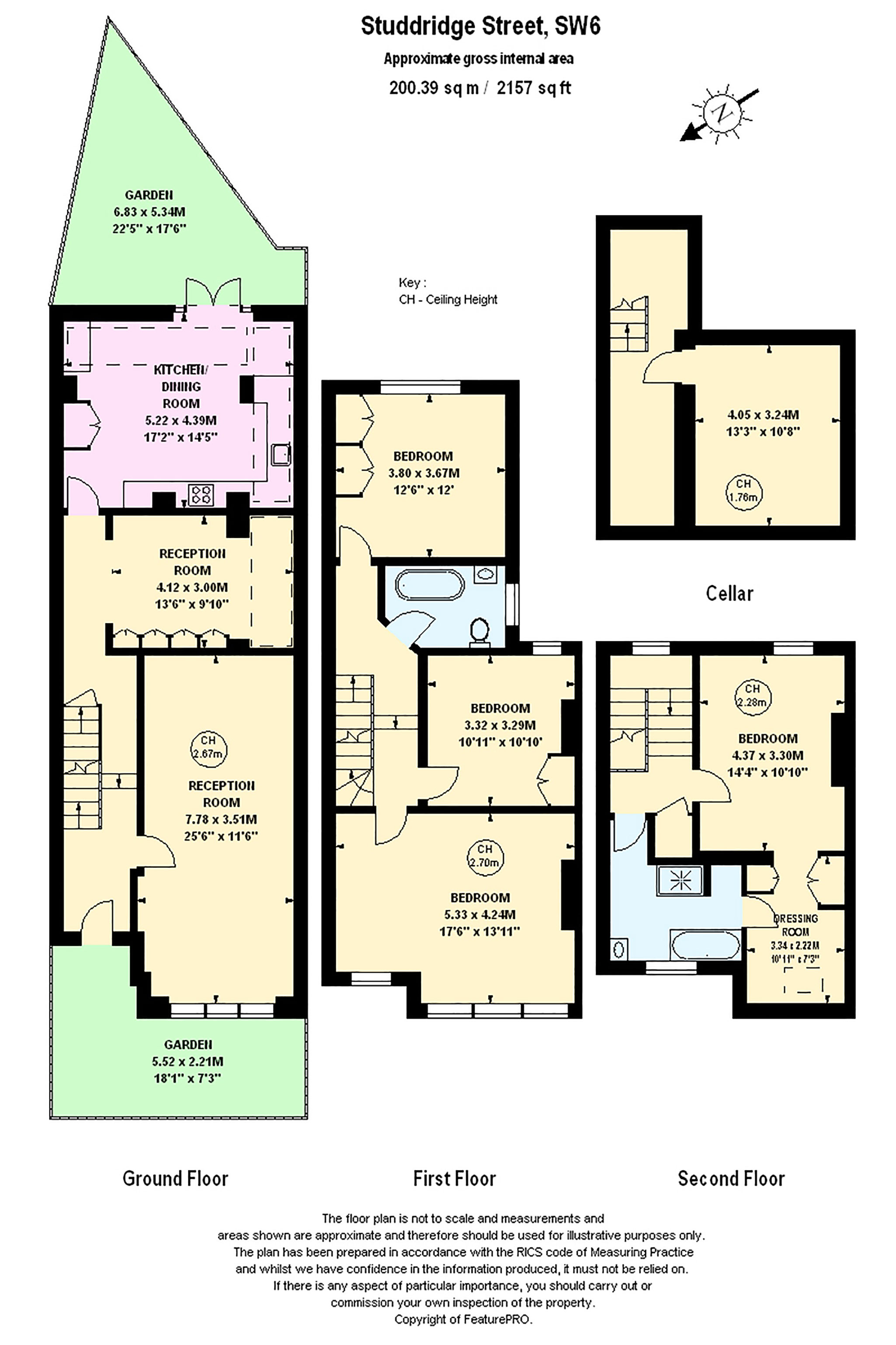 4 Bedrooms Terraced house for sale in Studdridge Street, London SW6