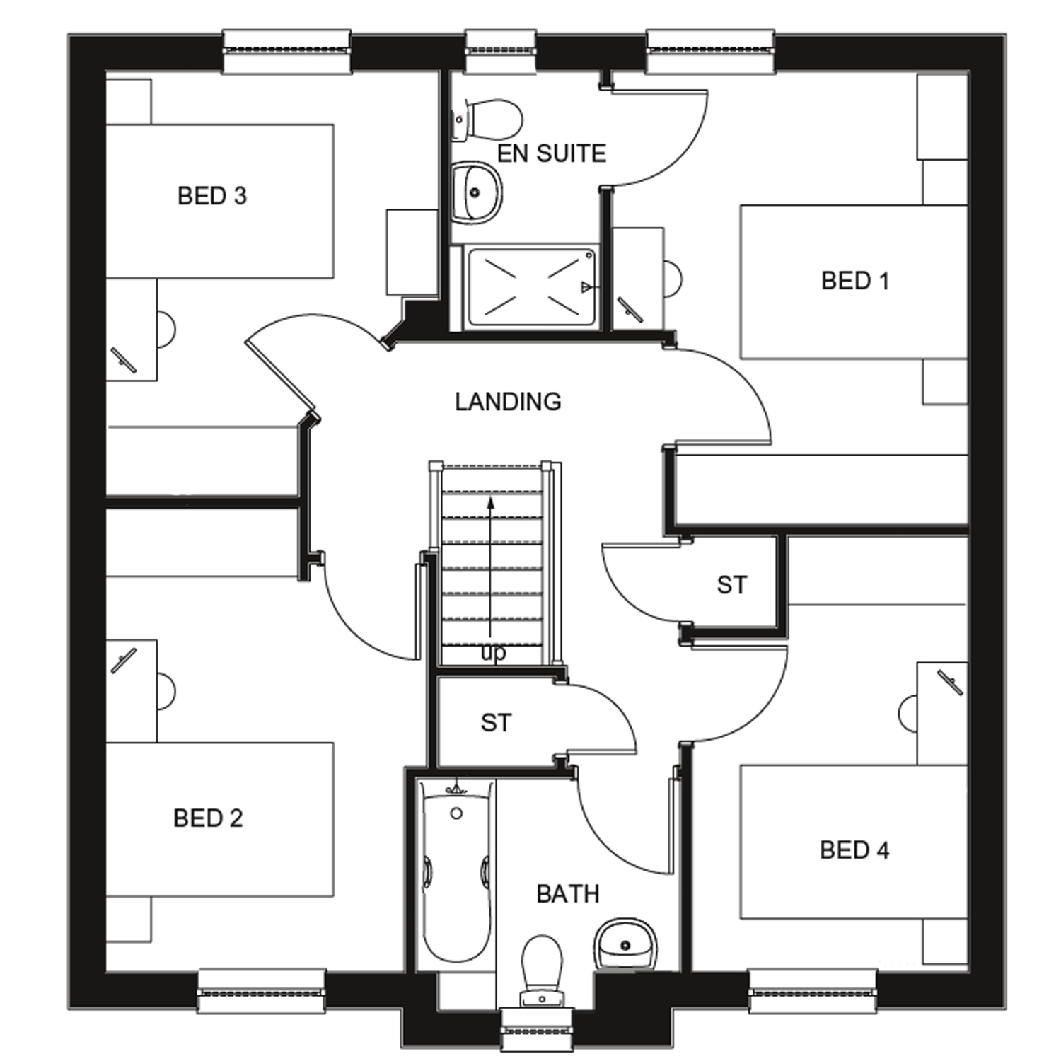 H8020165, Mains Loan, Dundee floorplan