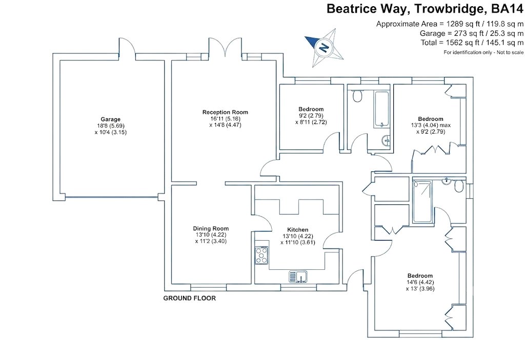 8, Beatrice Way, Wiltshire floorplan