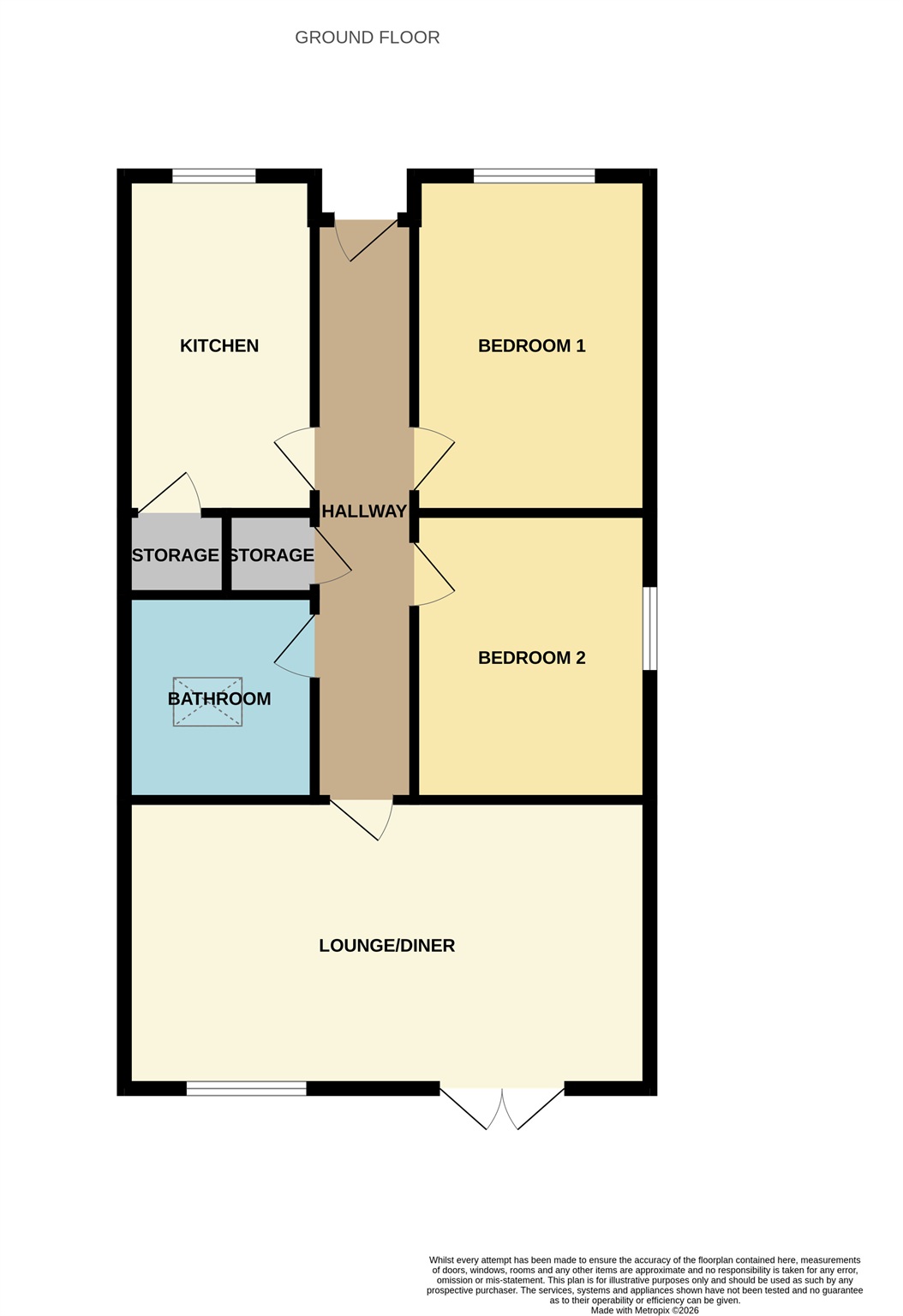 65, Bridge Road, Kettering floorplan