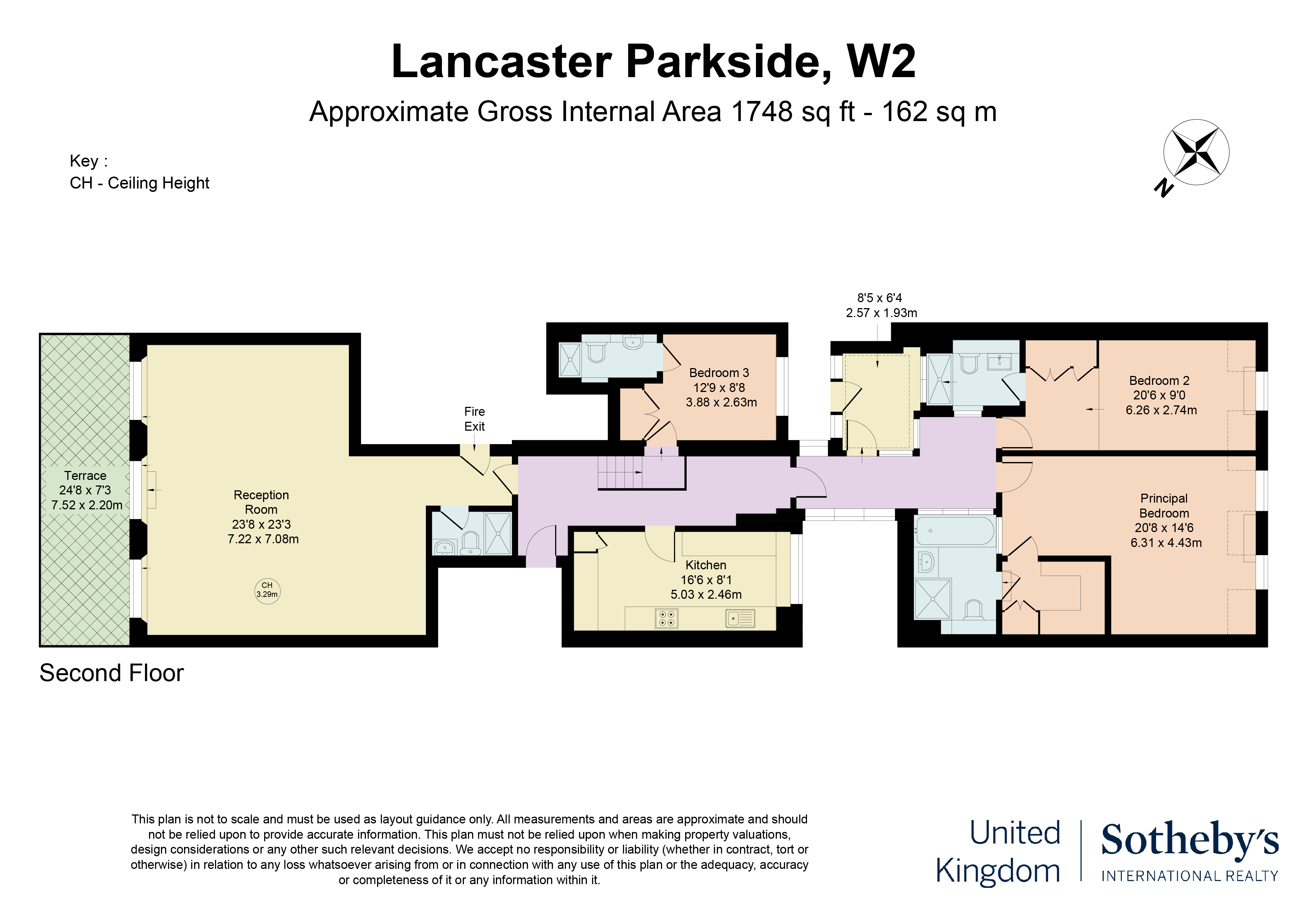 106, Lancaster Parkside, London floorplan