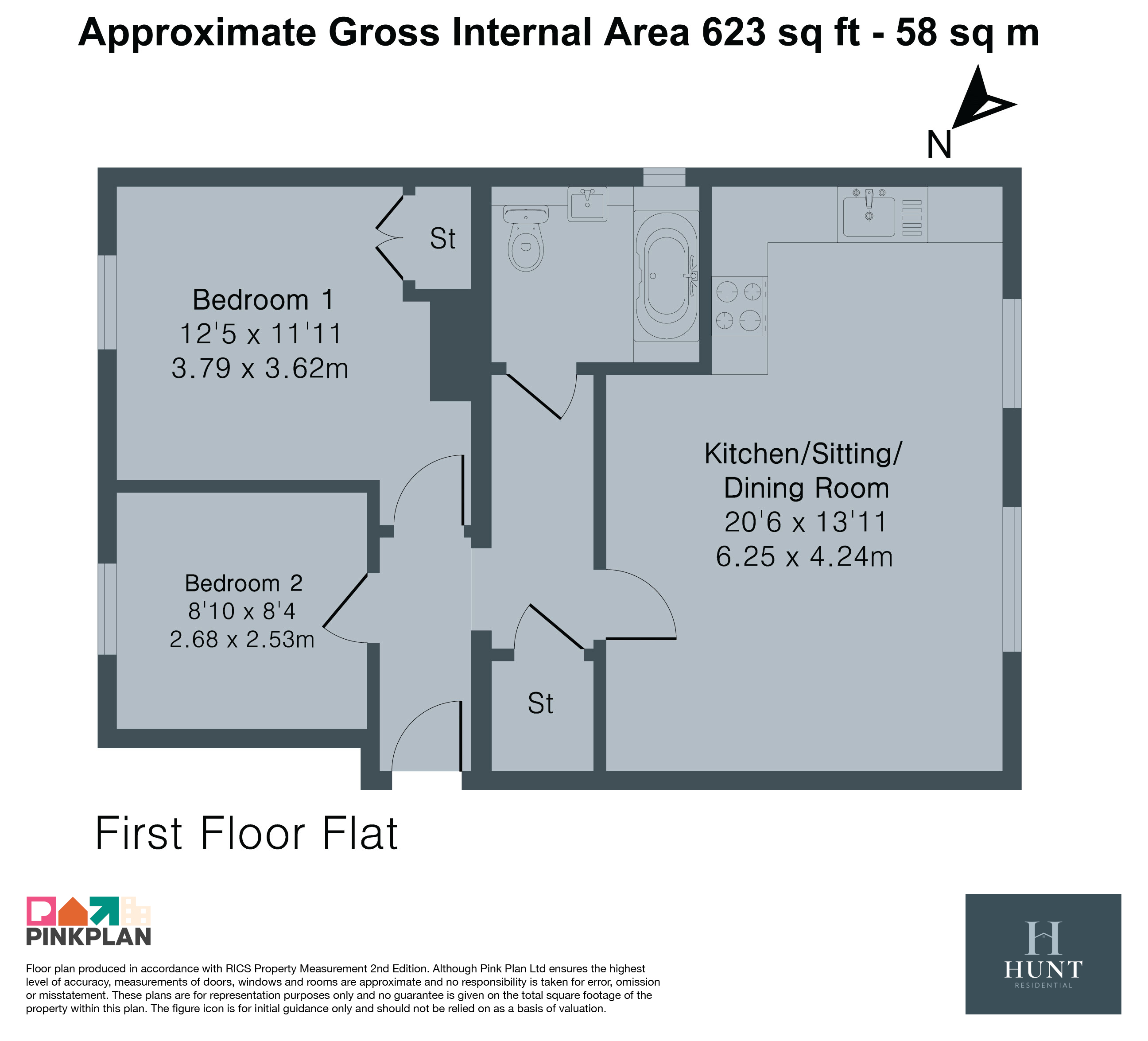 Flat 4, Charter House, 14, Wellington Street, Oxfordshire floorplan