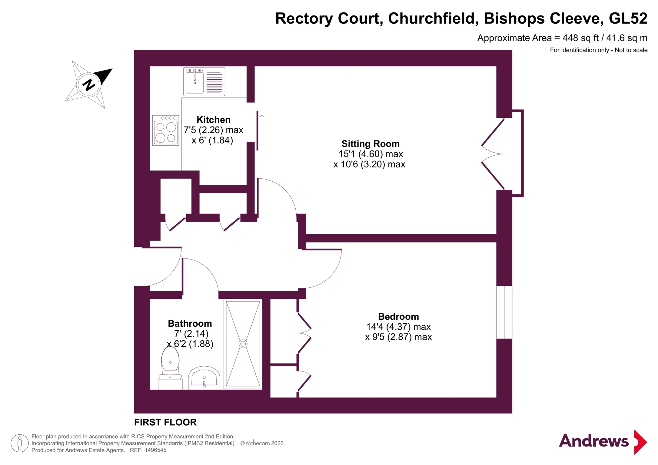 27, Rectory Court, Bishops Cleeve floorplan
