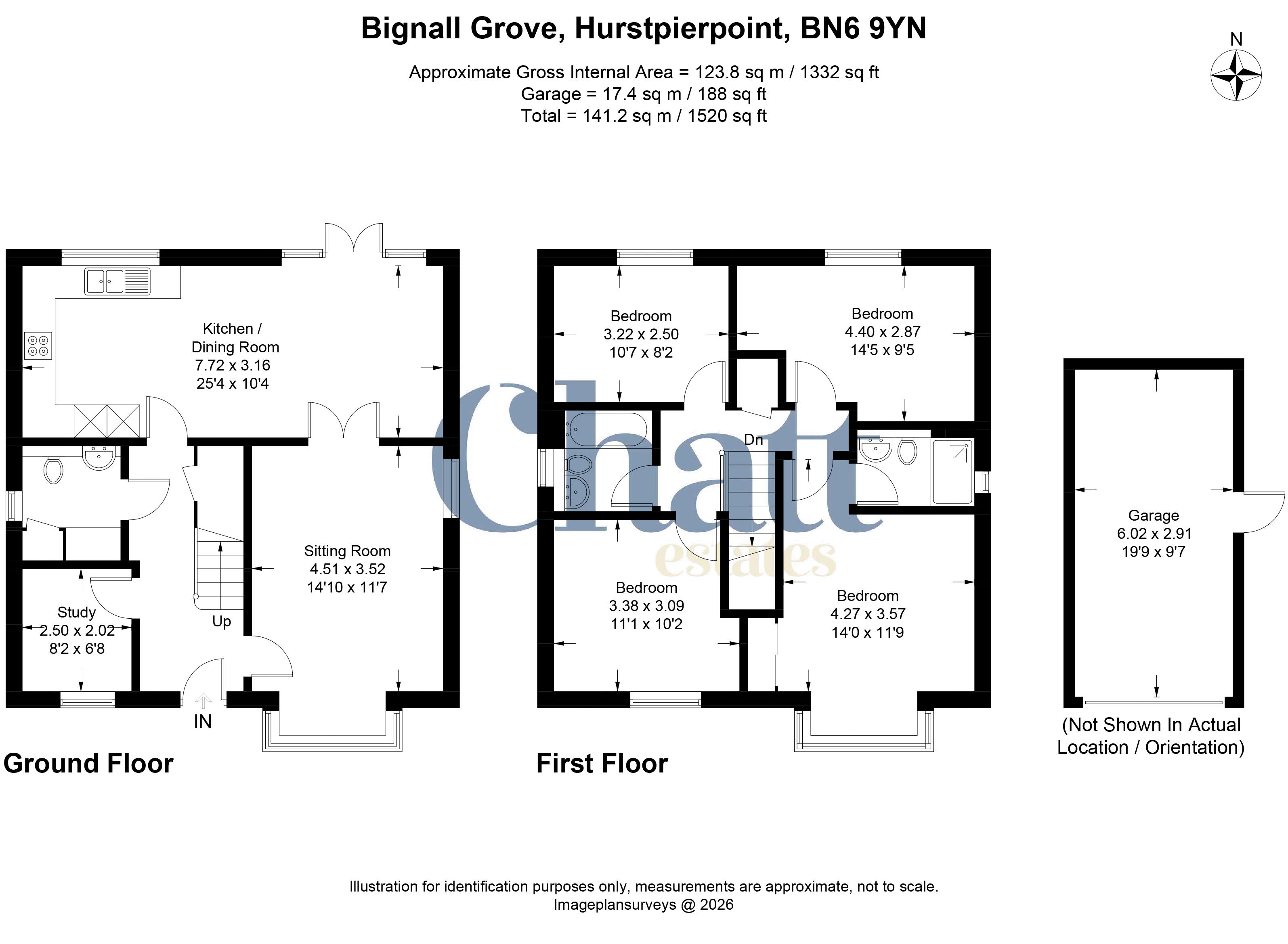 1, Bignall Grove, Hassocks floorplan