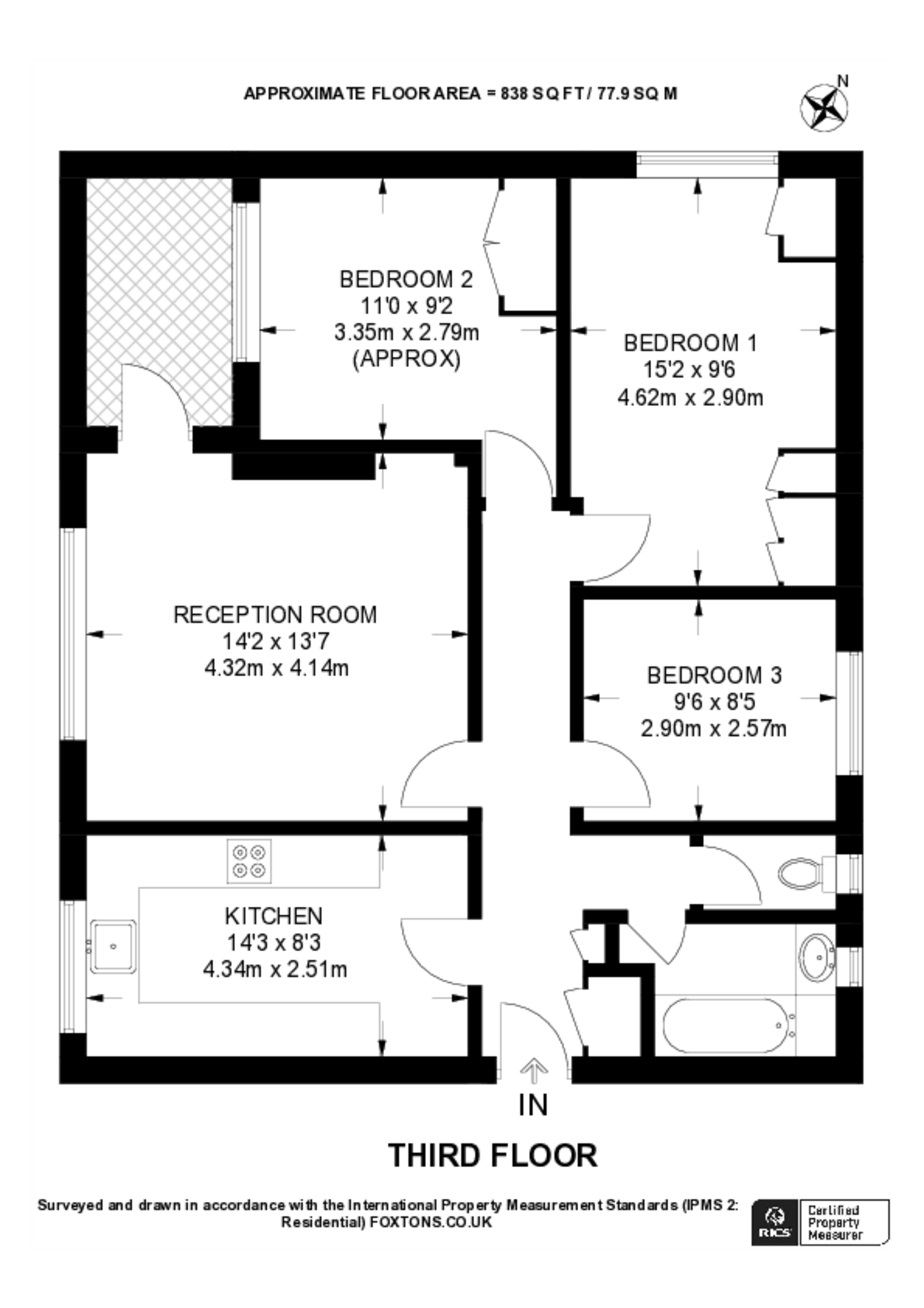 Cumberland House, Kingston Hill floorplan