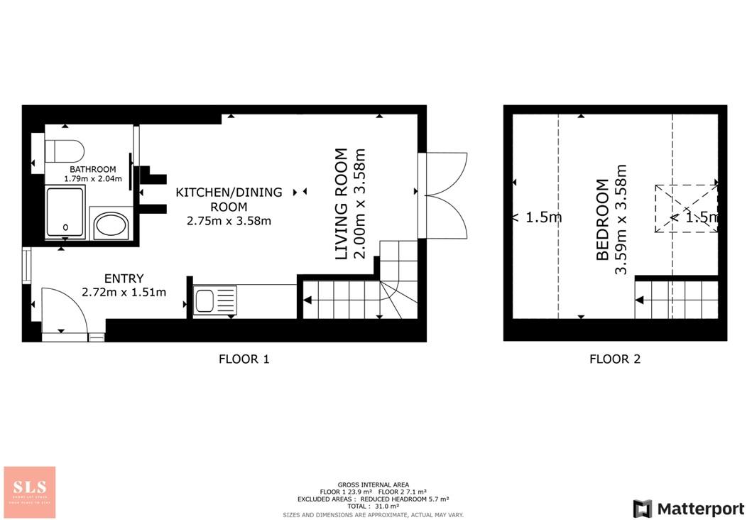 Flat 3, 222, London Road, Headington OX3, Headington floorplan