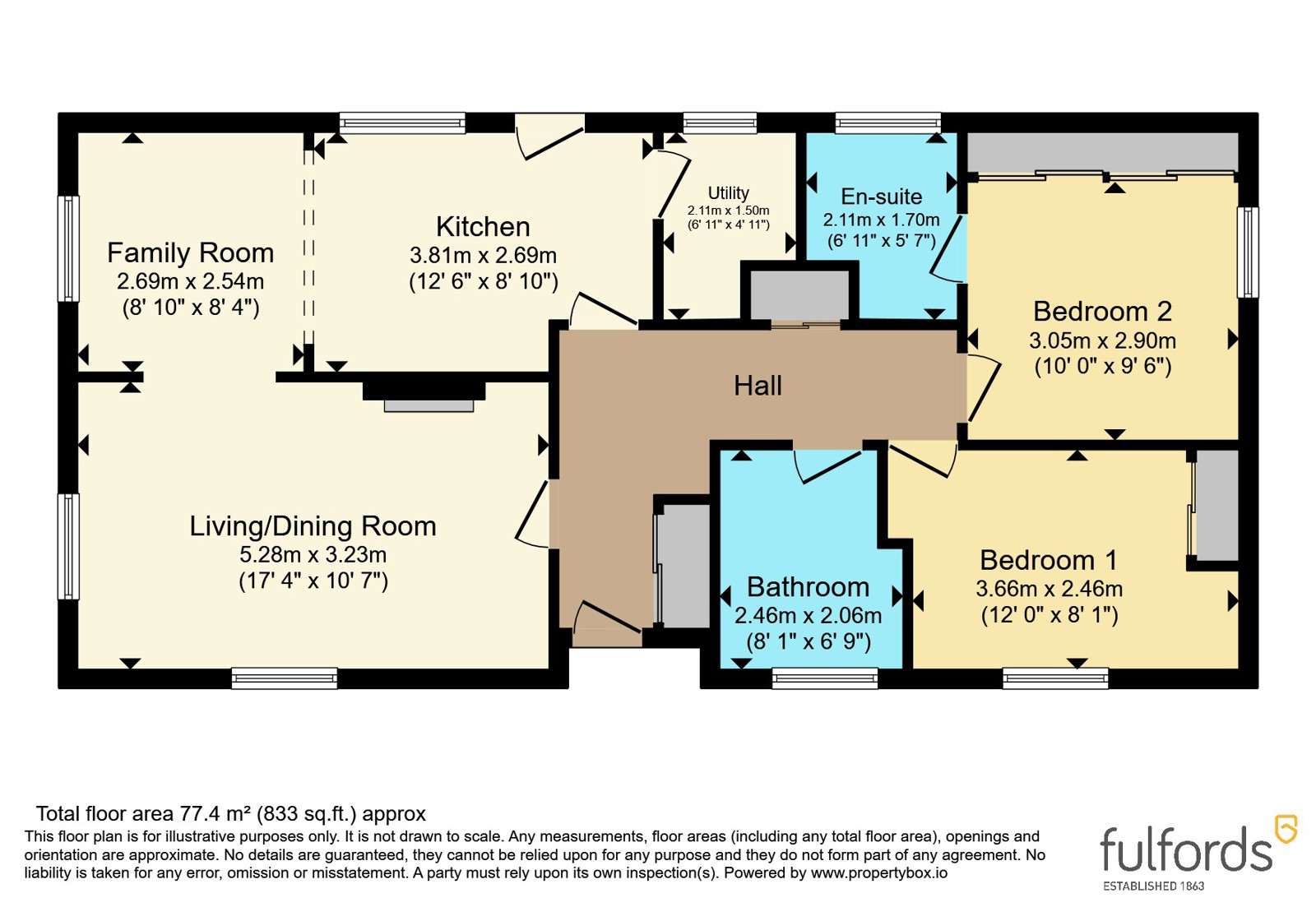40, The Orchard, Honiton floorplan