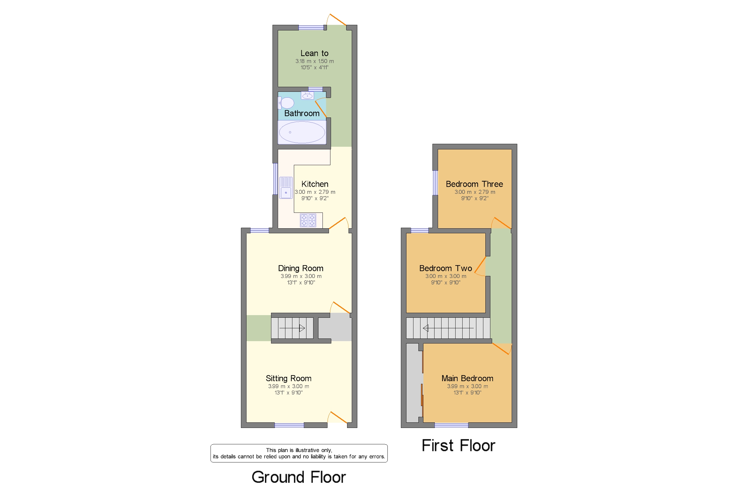Middlesex Road, Southsea, Hampshire, England PO4, 3 bedroom terraced