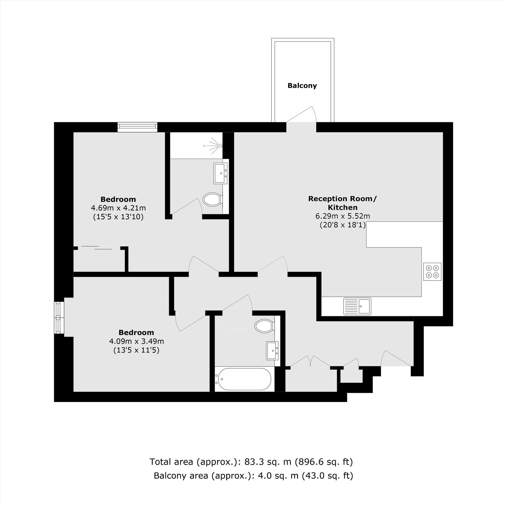 Heritage Place, Brentford floorplan