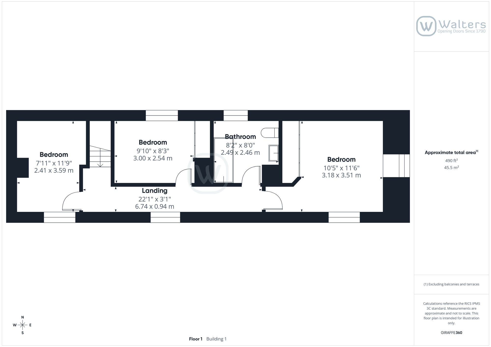 Holly Cottage Widows Row, Lincoln floorplan