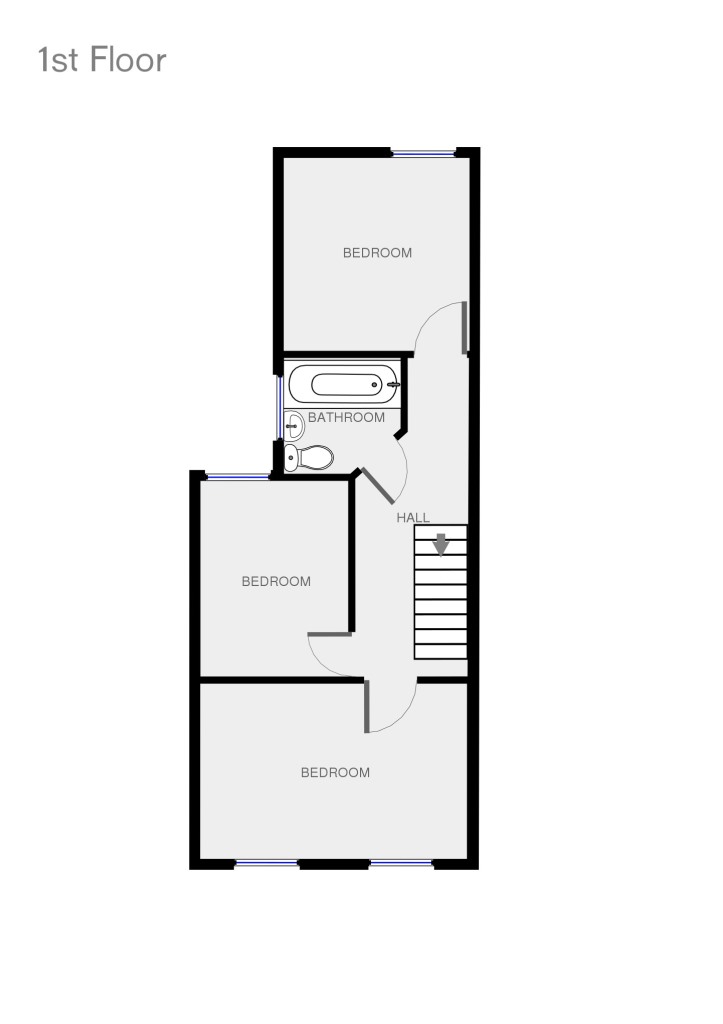 24, Gelligaer Street, Cardiff floorplan