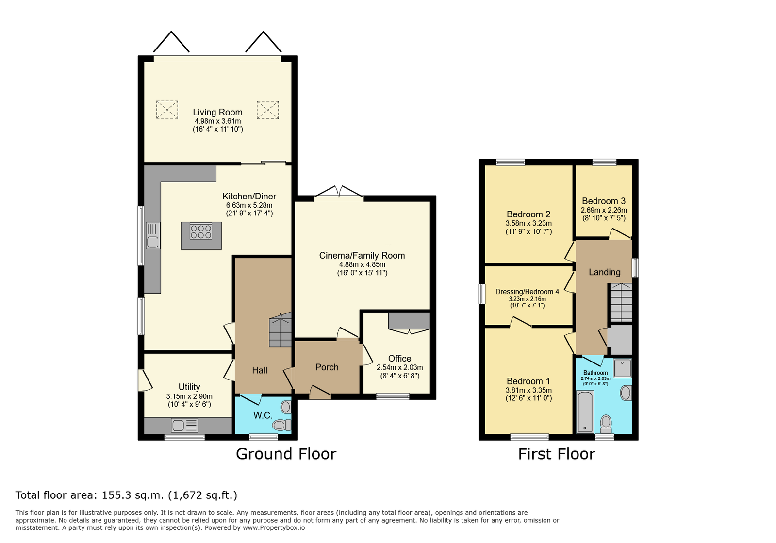 14, Lansdowne Close, Carlisle floorplan