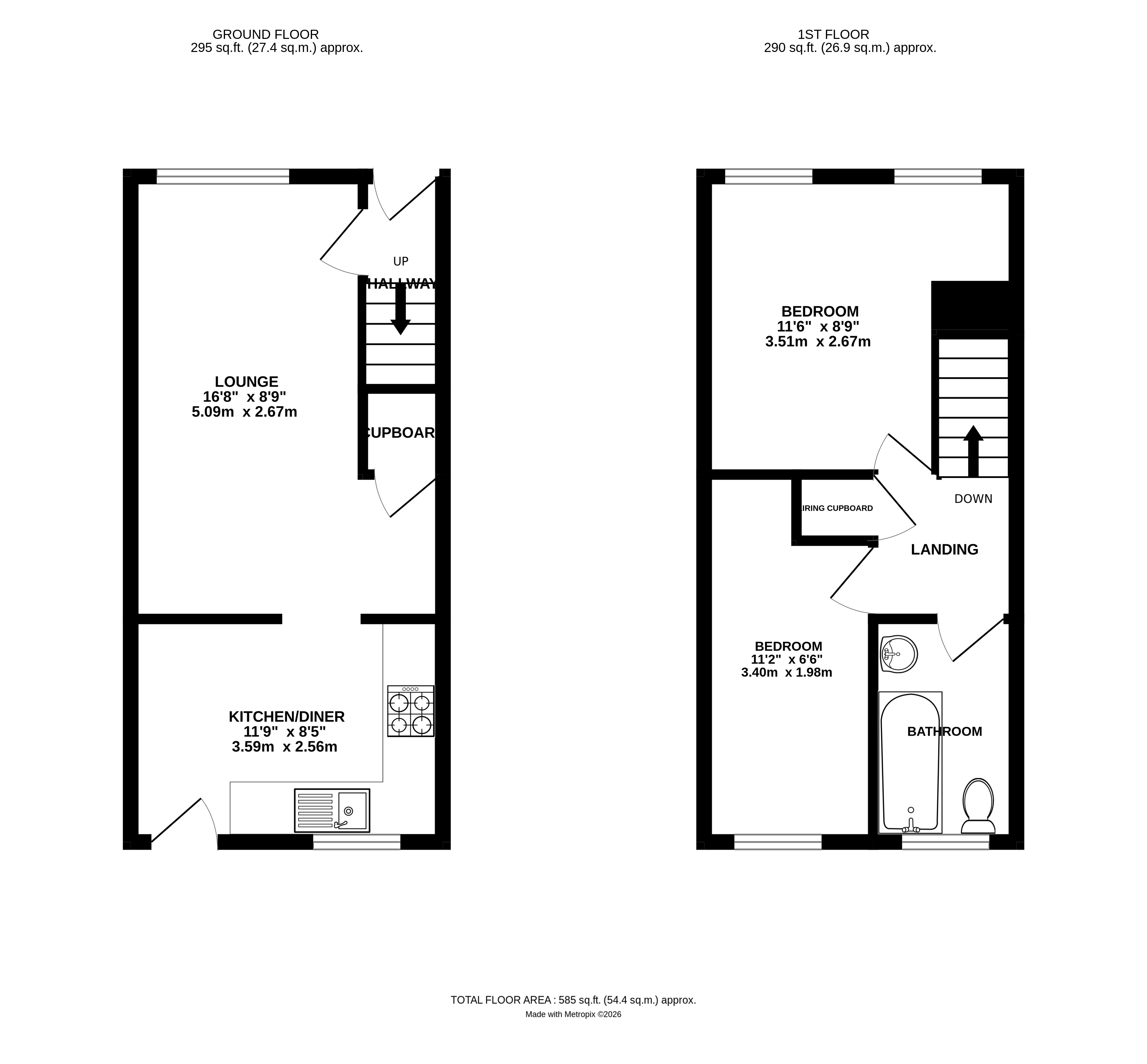 6, Lowertown Close, Saltash floorplan