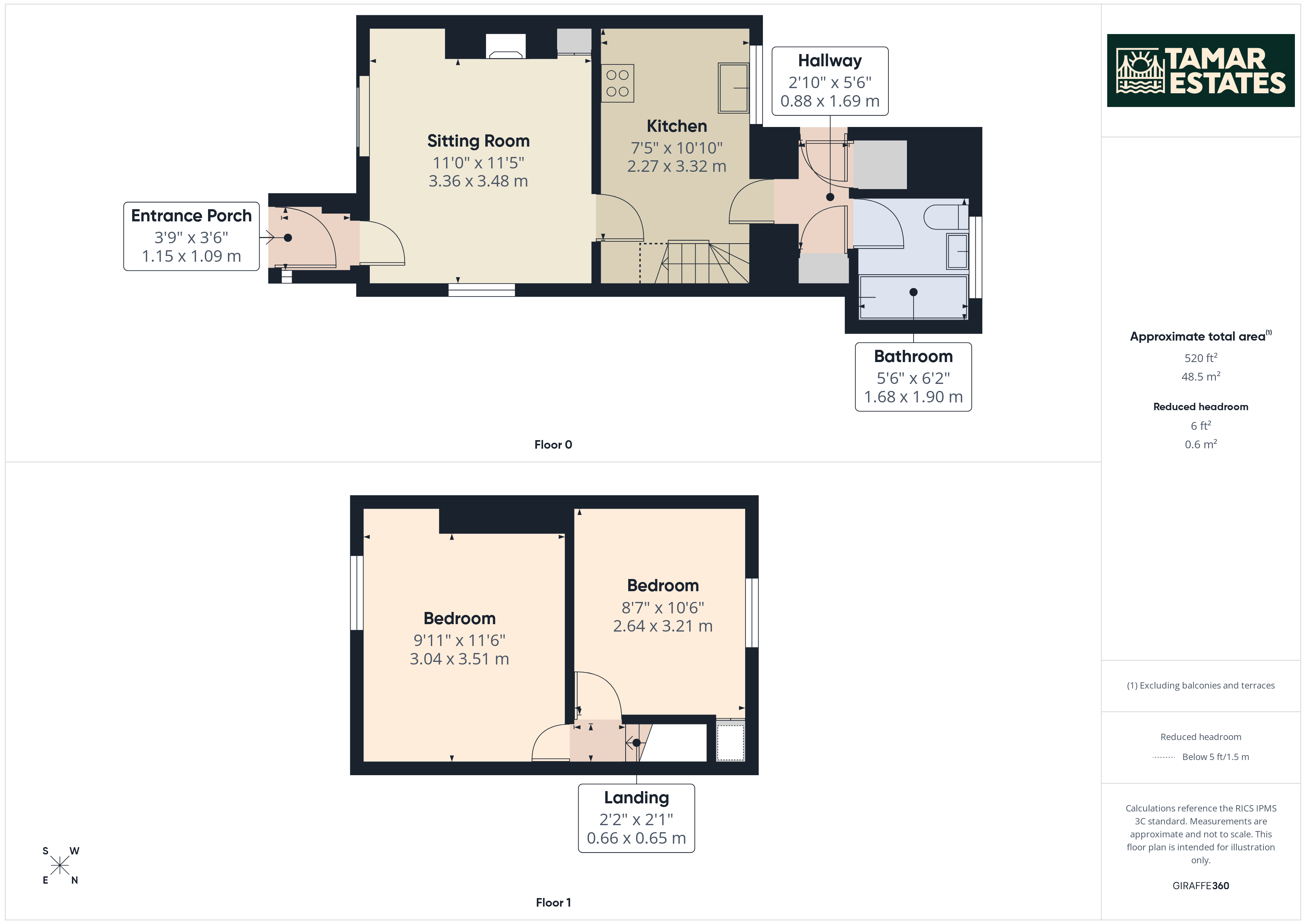 2 Windsor View,, St. Cleer, Cornwall floorplan