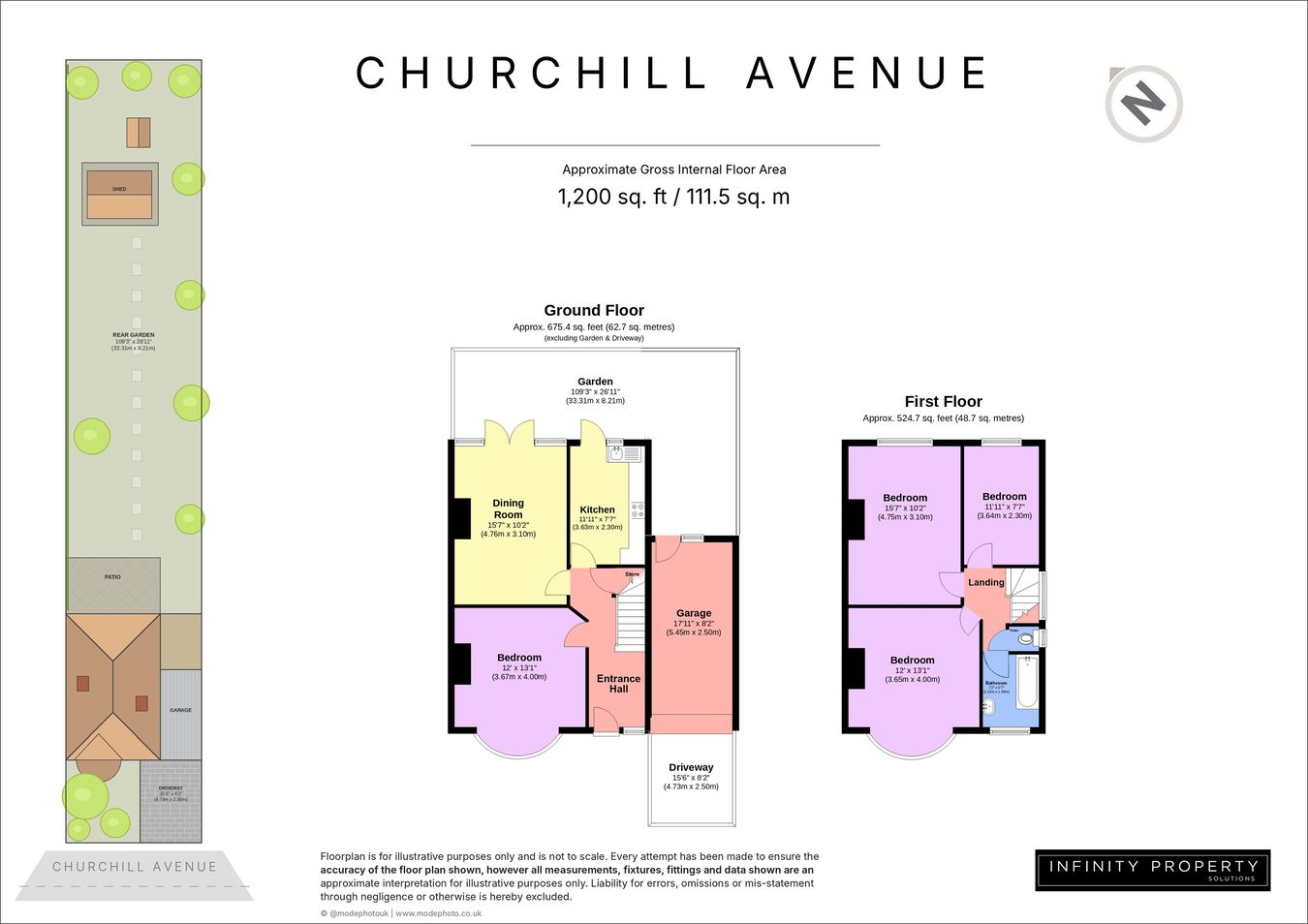 39, Churchill Avenue, Harrow floorplan