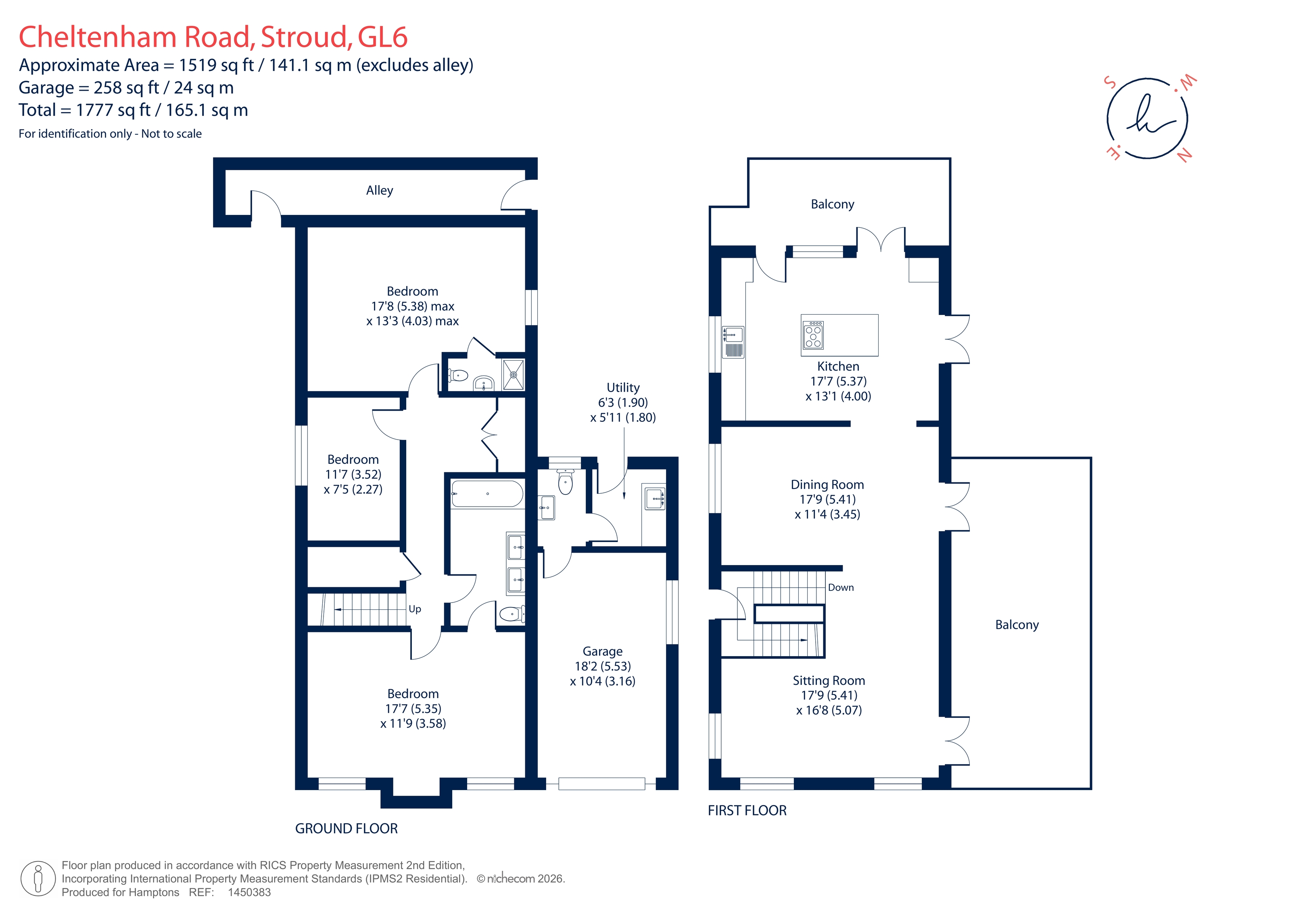 Windways, Cheltenham Road, Stroud floorplan
