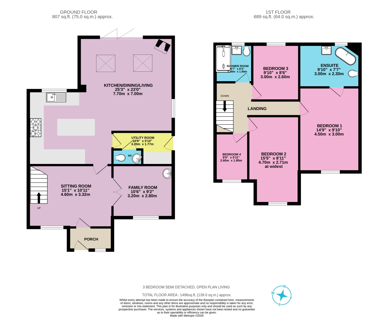 3, Dunkirk Drive, Worcester floorplan