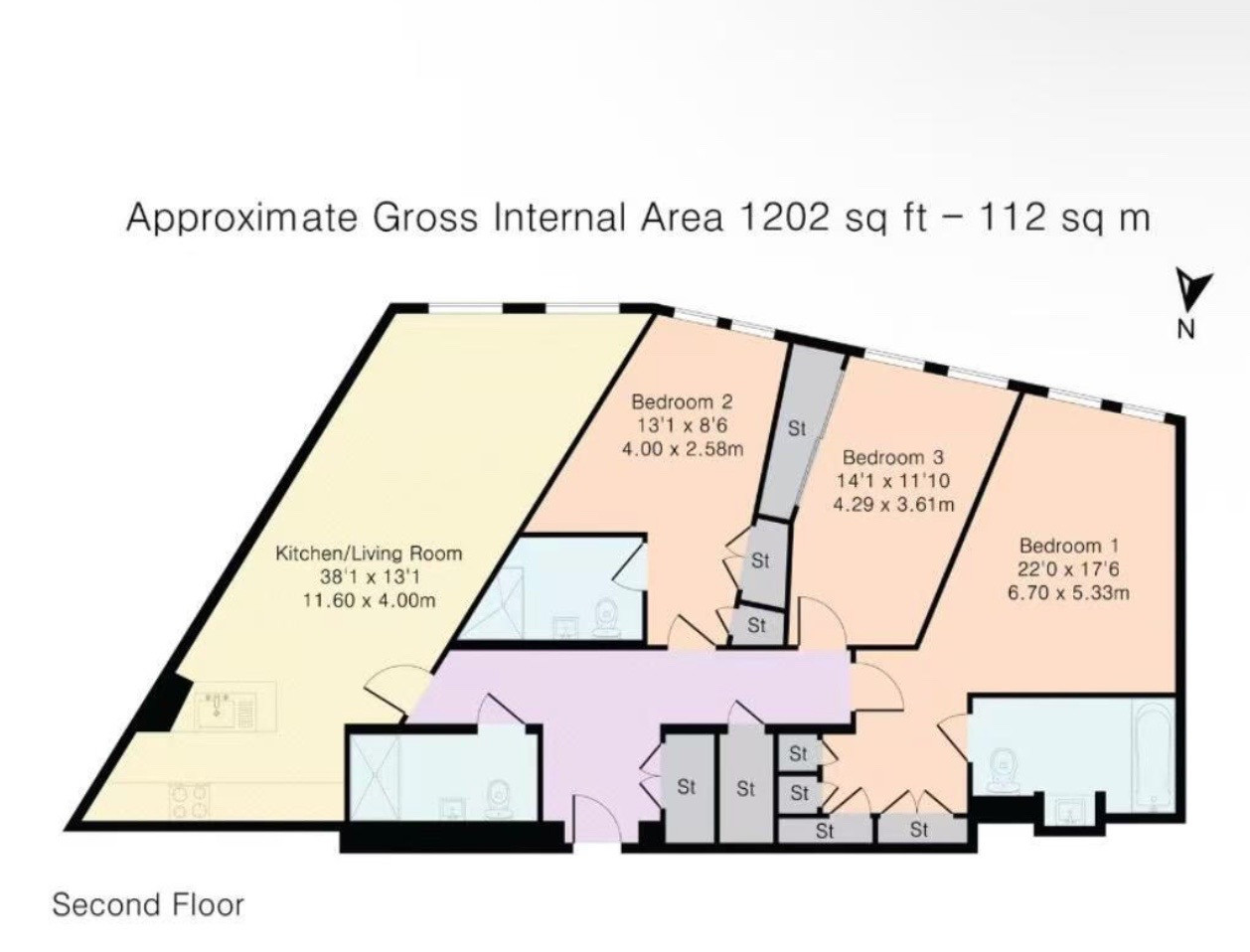 86, Abell House, Westminster floorplan