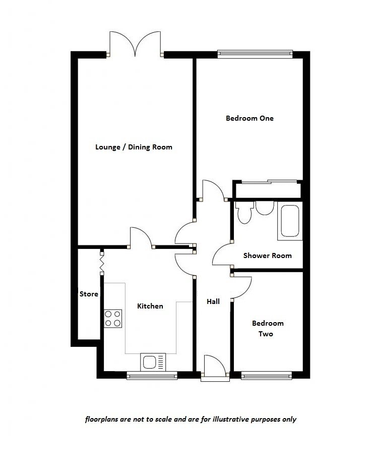 2 Bedrooms Flat for sale in Dove Court, Sherwood Road, North Bersted, Bognor Regis, West Sussex PO22