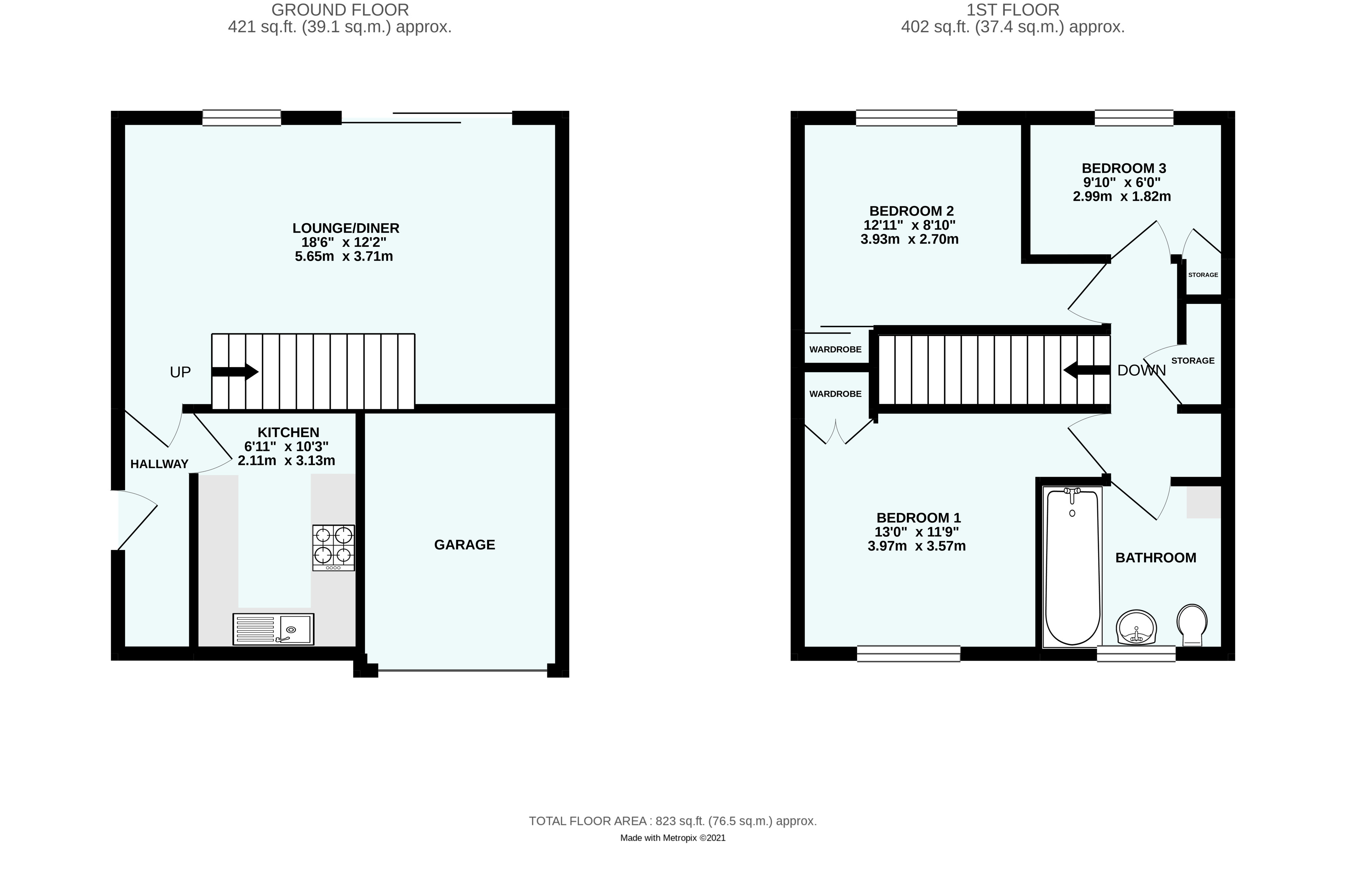 8, Edwards Close, Devon floorplan