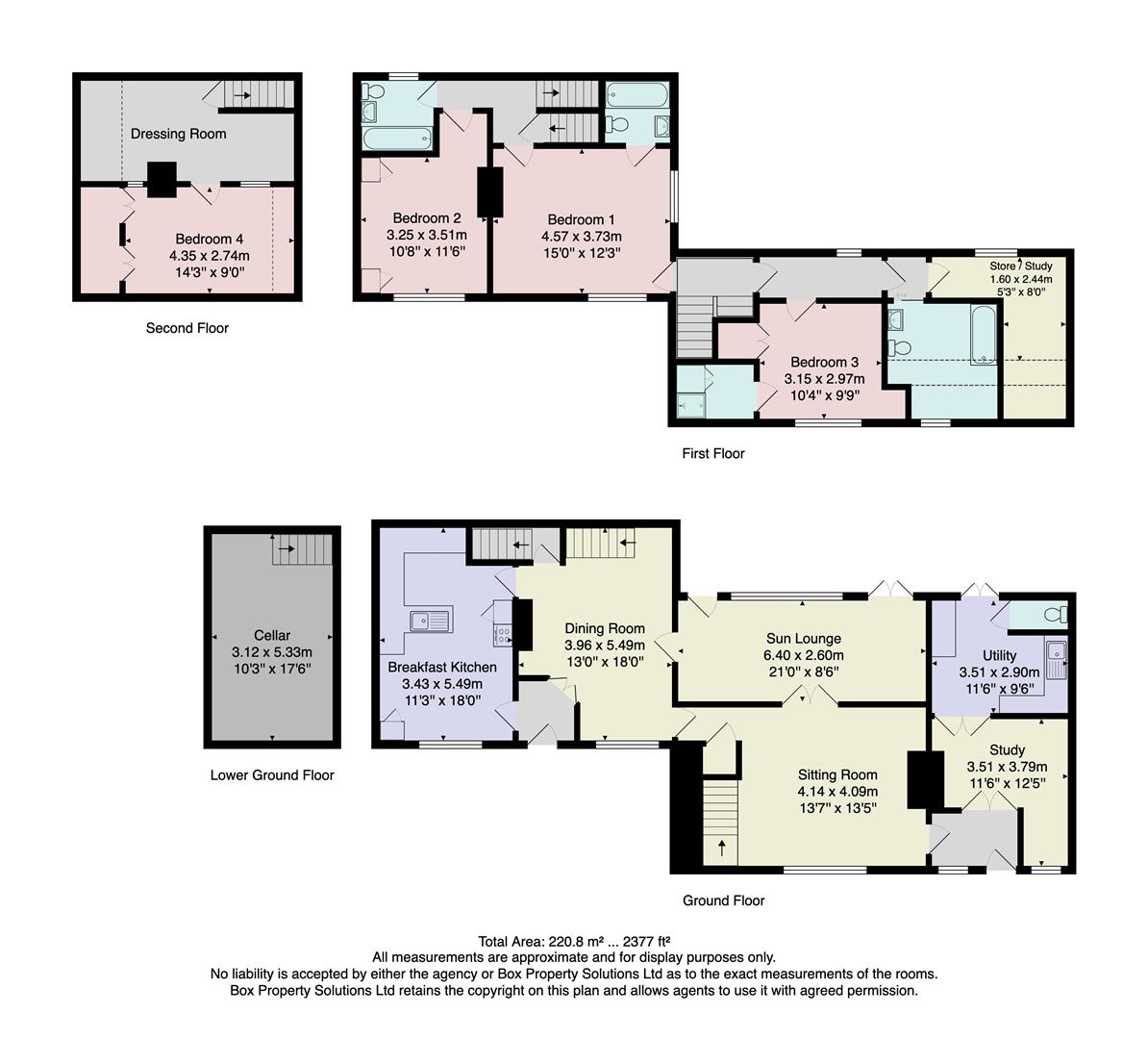 Old Pool Hall, Main Street, Pool In Wharfedale floorplan