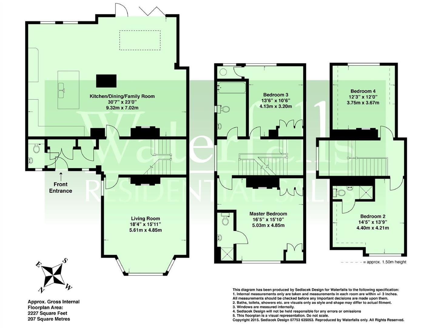 4 Bedrooms Semi-detached house to rent in Pembroke Road, Woking GU22