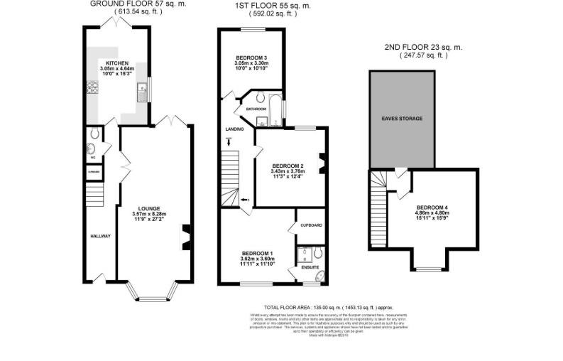 146, Watling Street, Radlett floorplan