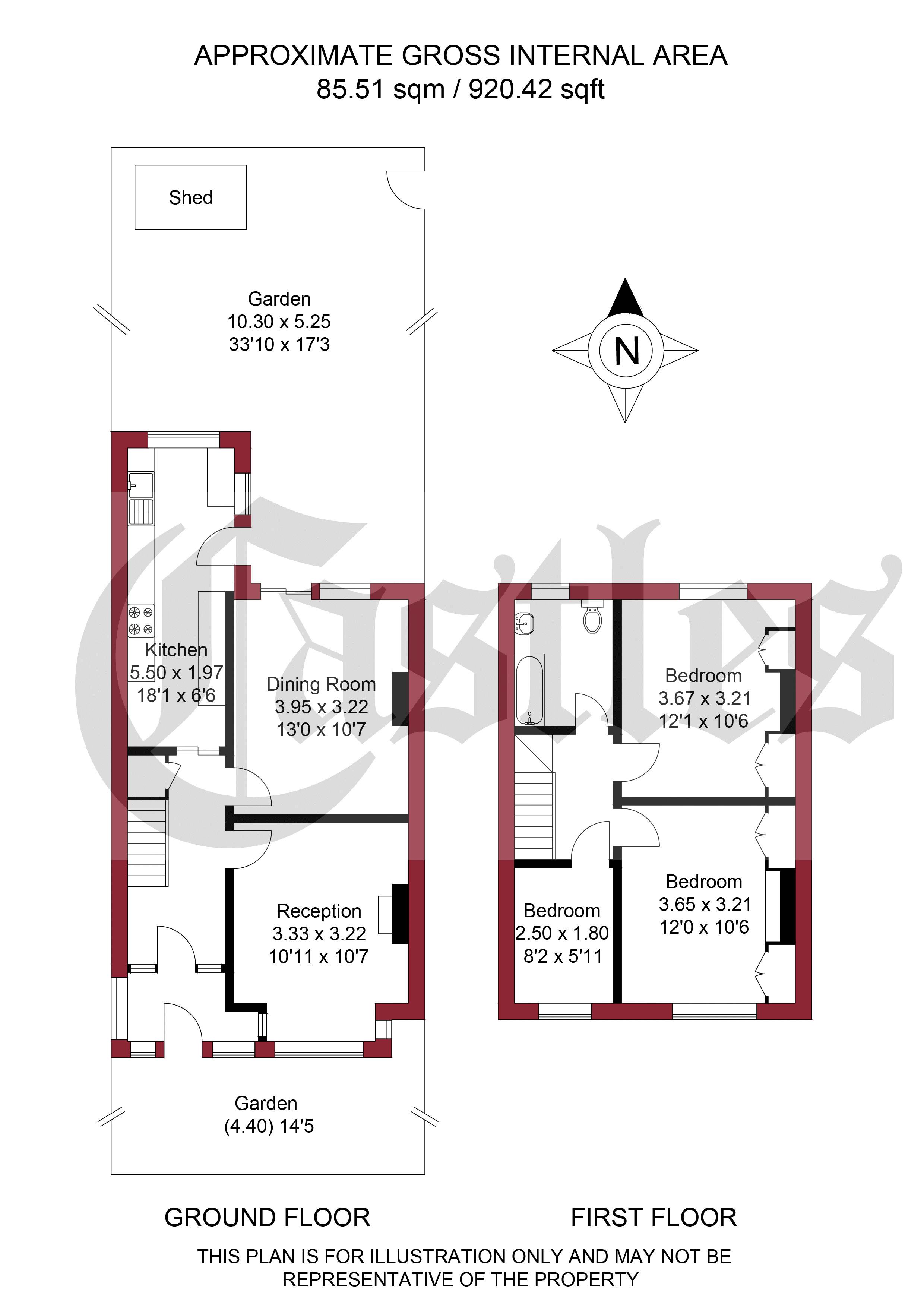 3 Bedrooms Terraced house for sale in Raynton Road, Enfield EN3