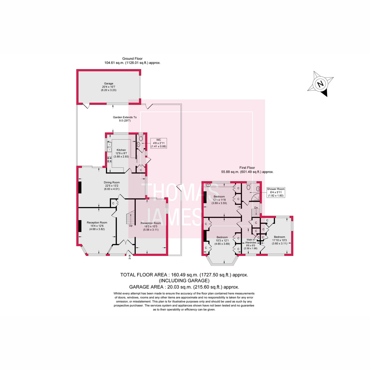 142, Clay Hill, Enfield floorplan