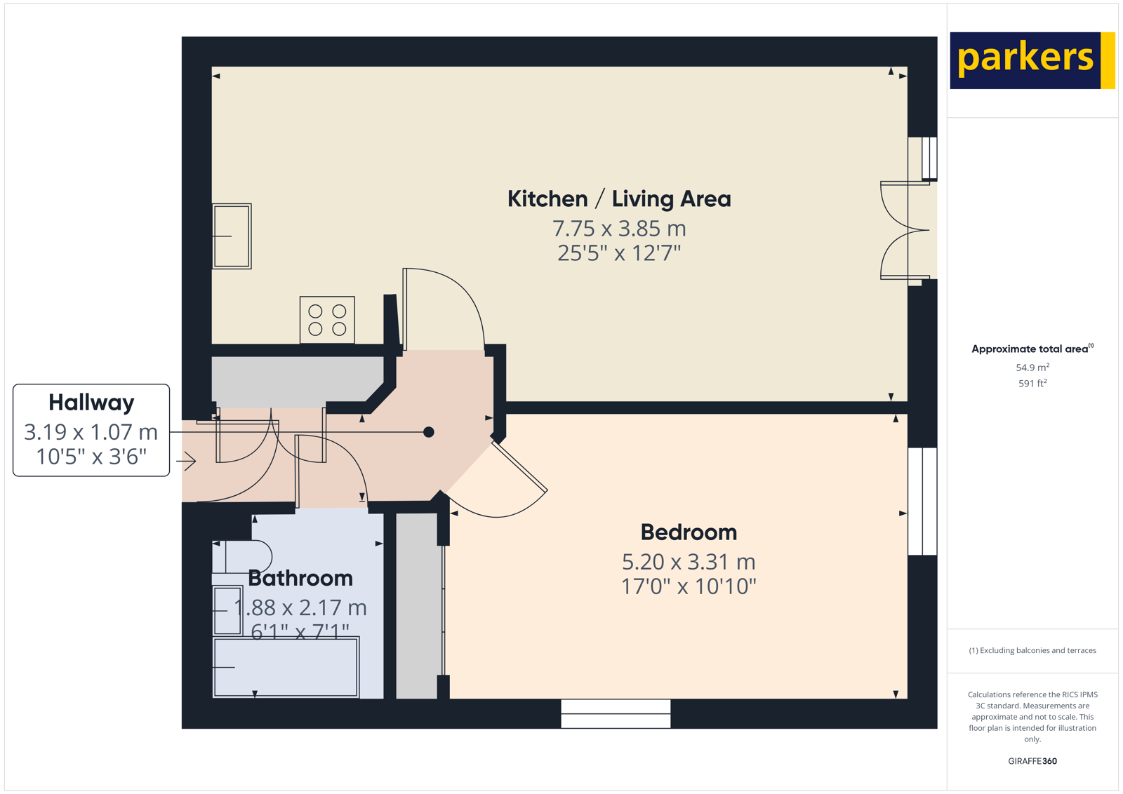 56, Marriotts Walk, Oxfordshire floorplan