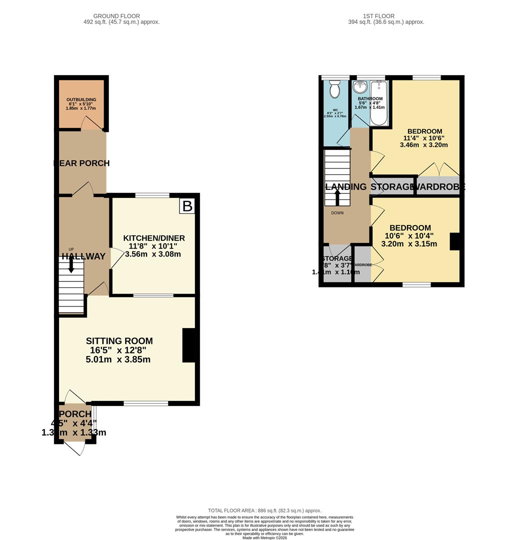 65, Ormesby Road, Norwich floorplan
