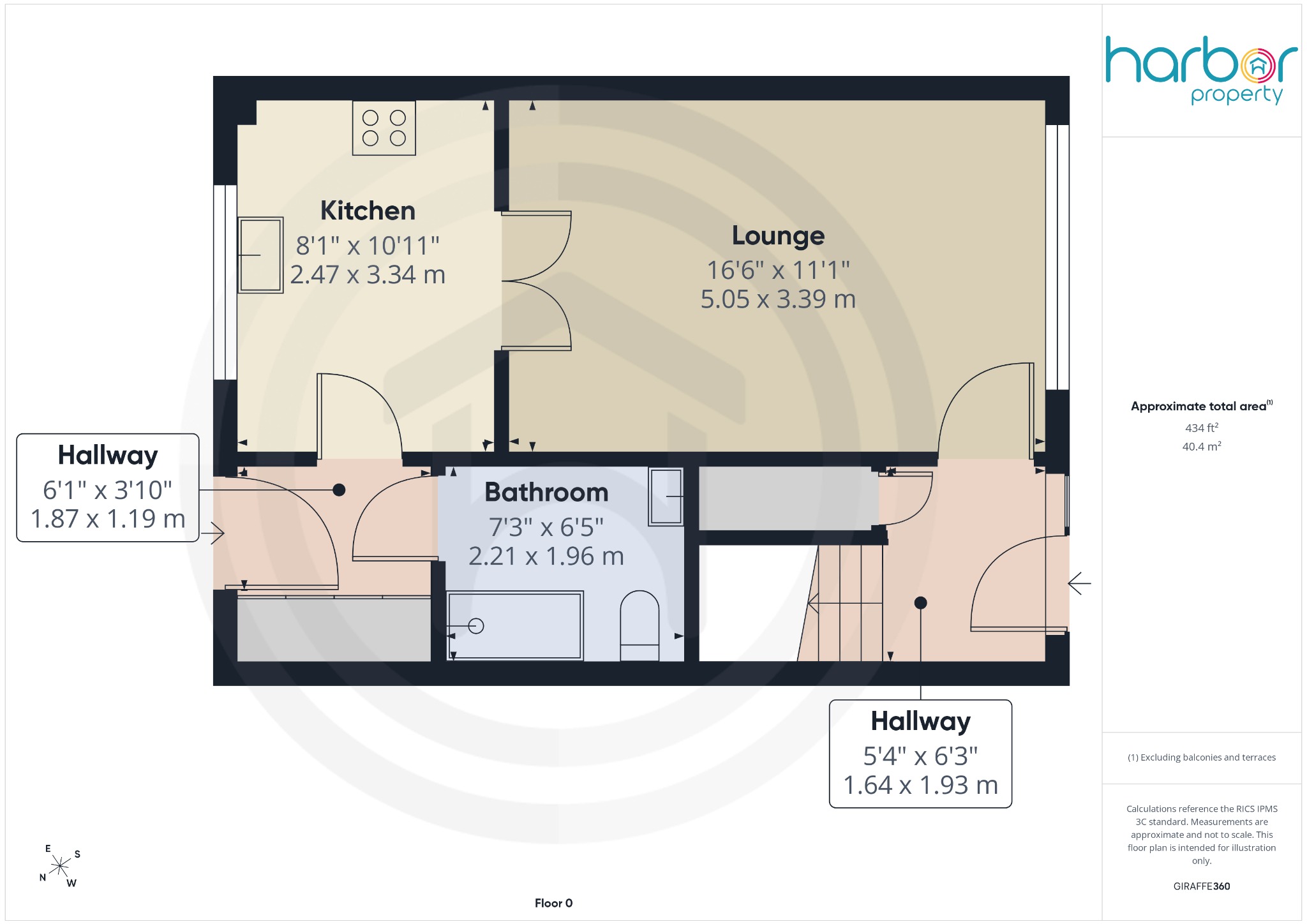 9 Vancouver Walk, Dalmarnock, City of Glasgow floorplan