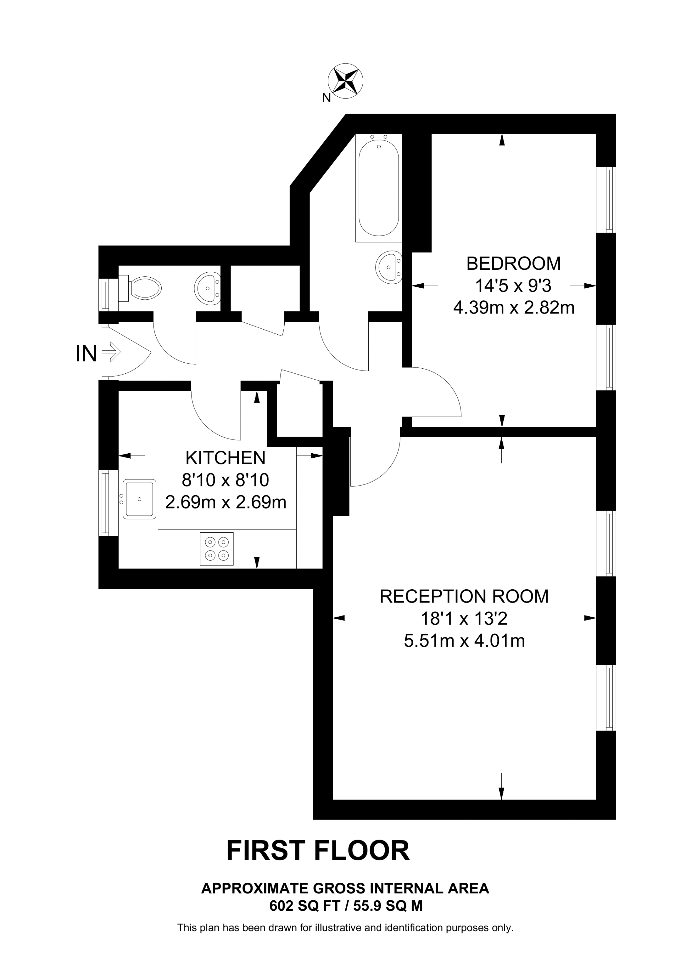 Brune House, Bell Lane, Shoreditch floorplan